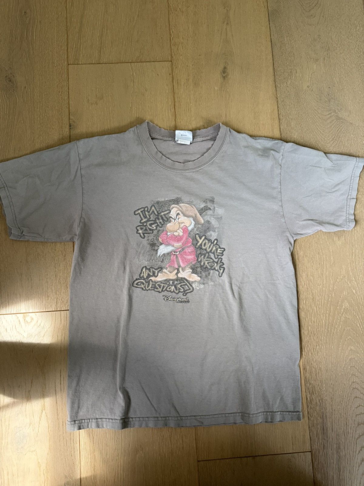 Disney × Supreme × Vintage Supreme Snow White S/S Top Grey | Grailed