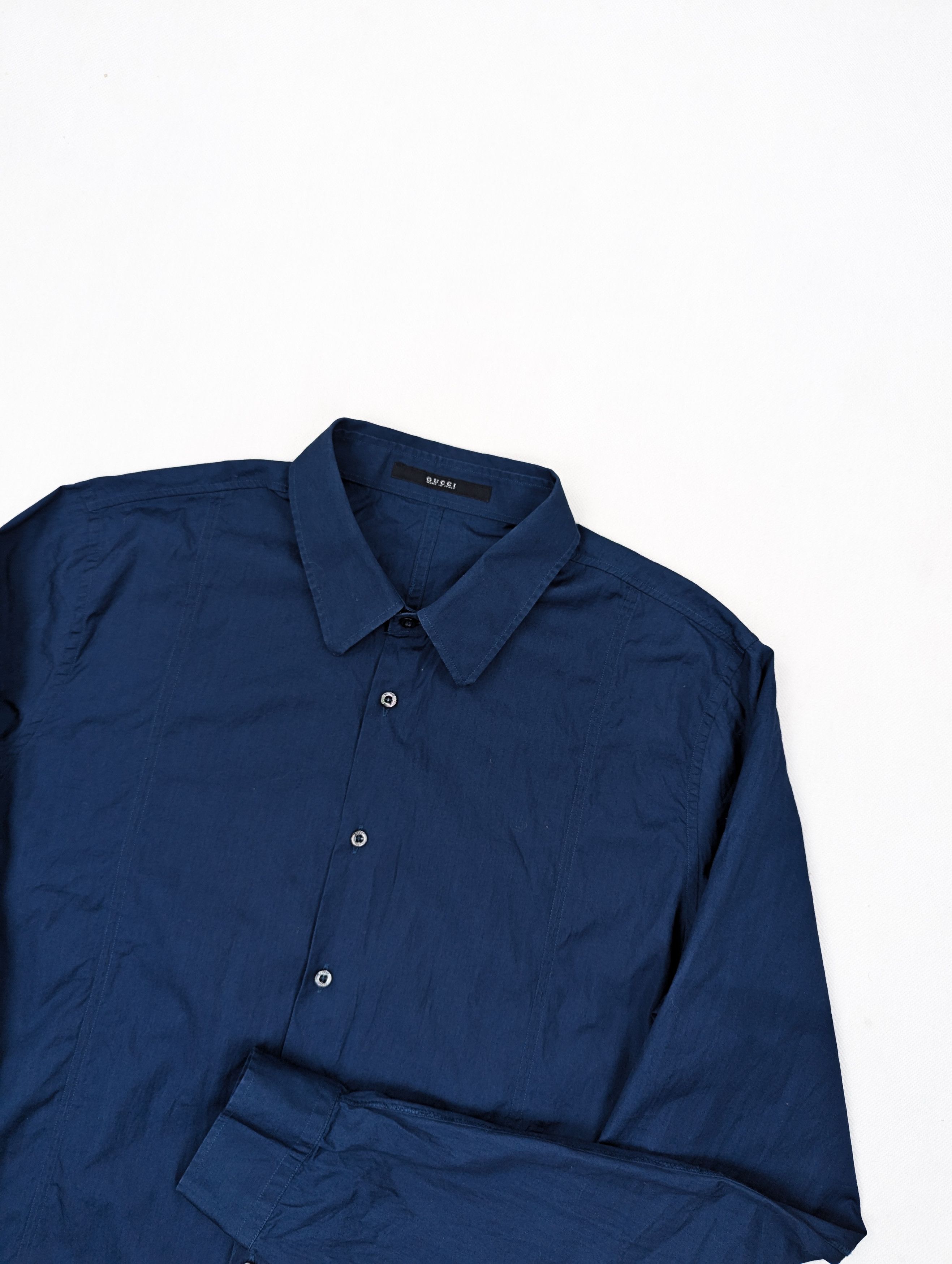 Gucci Gucci blue shirt M Size US M / EU 48-50 / 2 - 3 Thumbnail