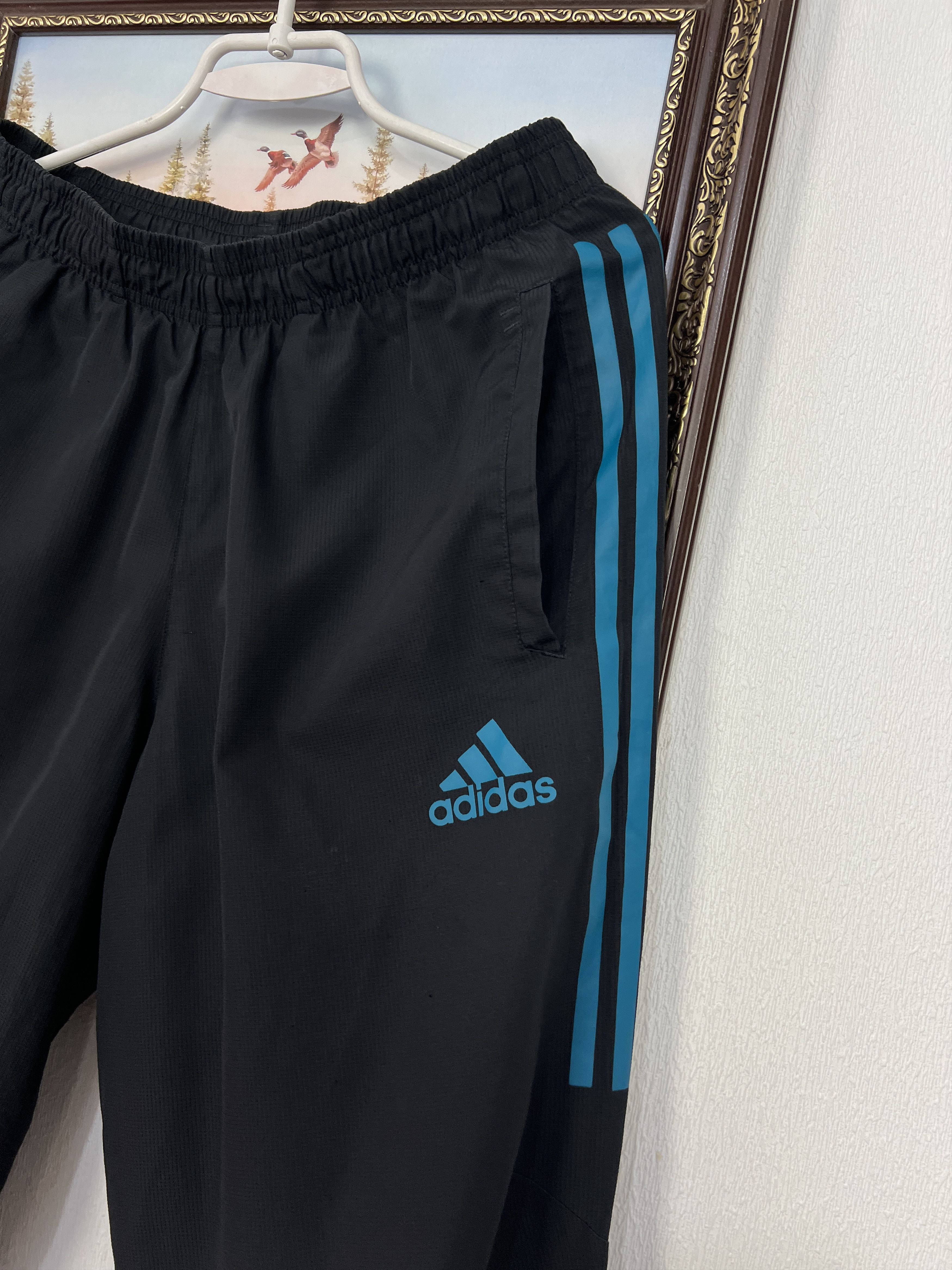 Adidas Vintage Real Madrid Football Track Pants Soccer Sweatpants Size US 32 / EU 48 - 2 Thumbnail