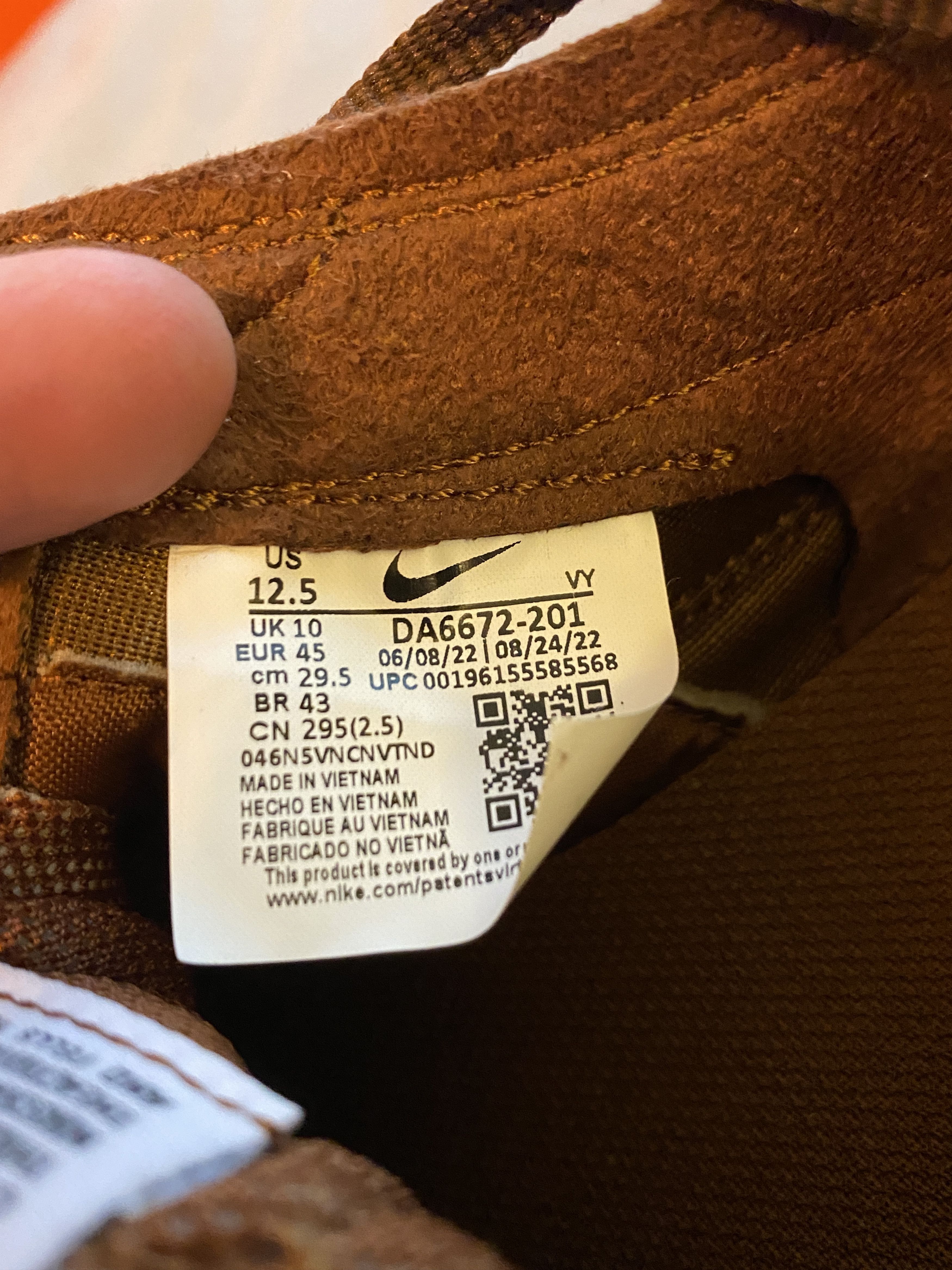 Nike Tom Sachs General Purpose Shoe Pecan/Dark field brown Size US 11 / EU 44 - 6 Thumbnail