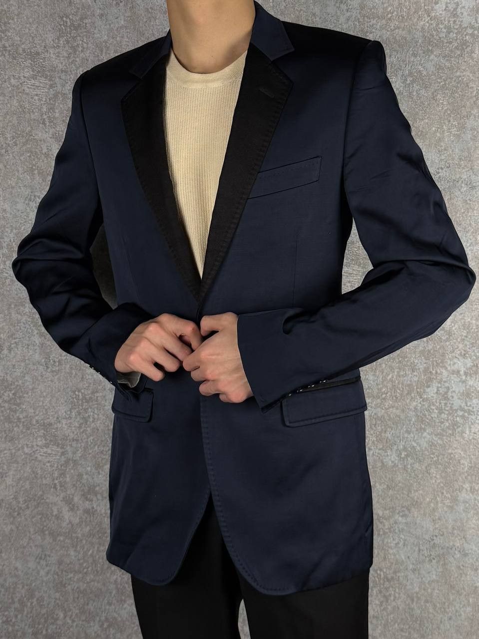 Dolce & Gabbana Dolce Gabbana Martini Navy Blue Blazer Size 46R - 2 Thumbnail
