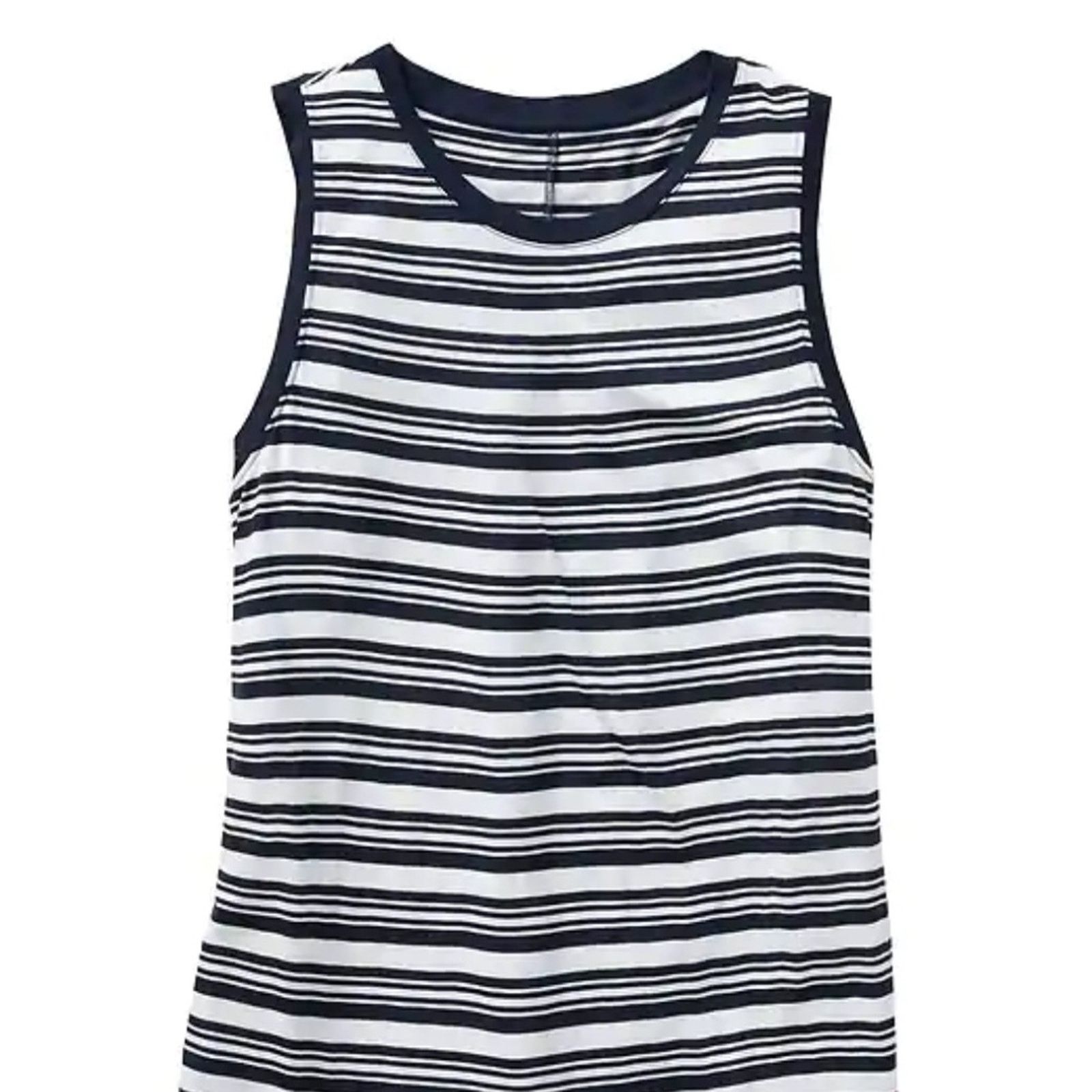 Gap GAP Navy and White Luxe Stripe Tank Size S / US 4 / IT 40 - 6 Thumbnail