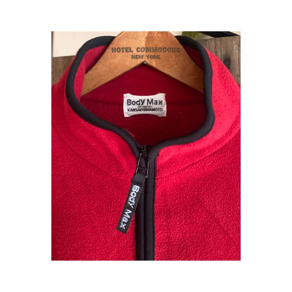 Kansai Yamamoto Vintage Body Max By Kansai Yamane Zip-Up Fleece Jacket Size US M / EU 48-50 / 2 - 2 Thumbnail