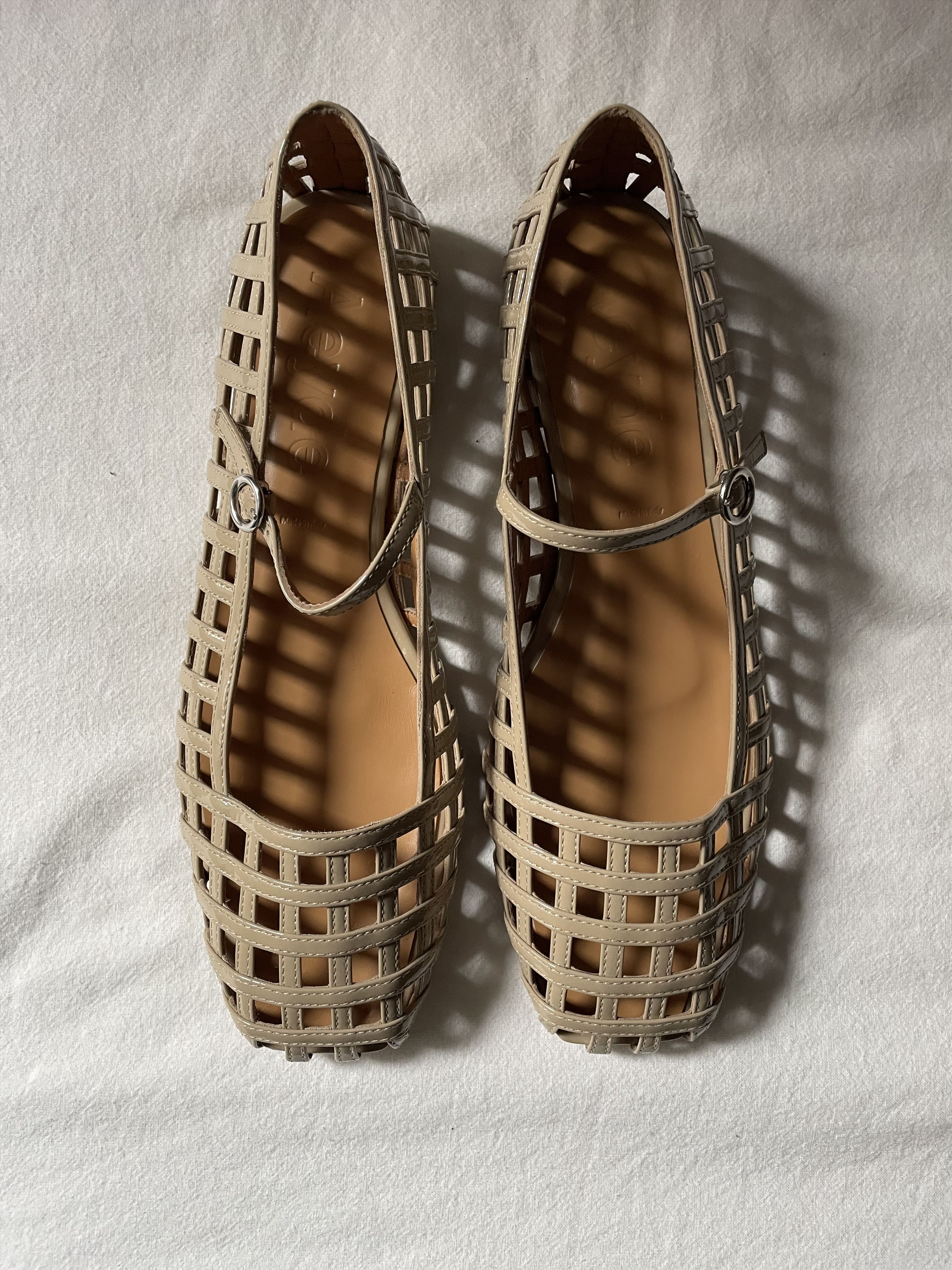 aeyde Aeyde Woven Patent Leather Flats Size US 7 / IT 37 - 1 Thumbnail
