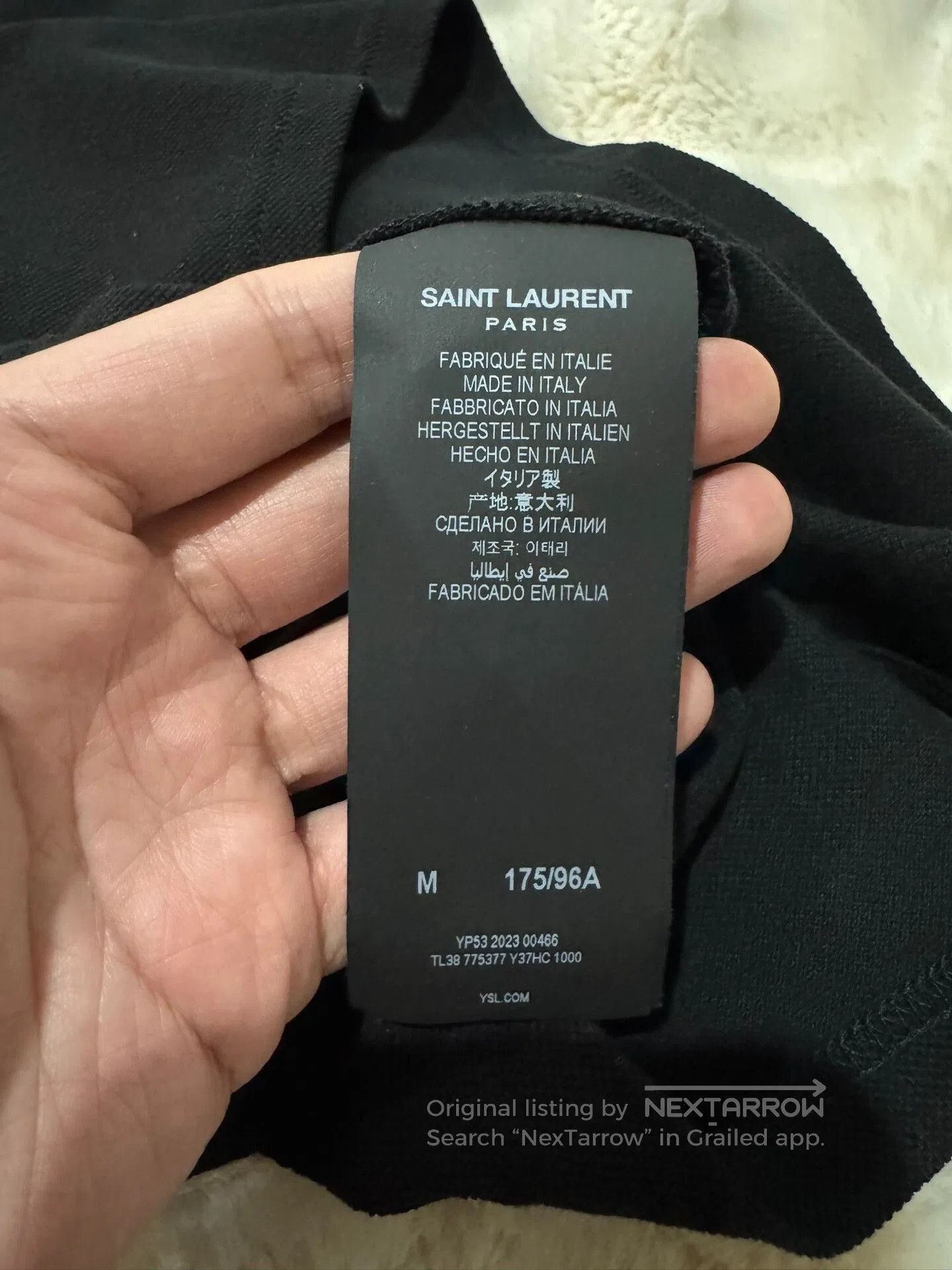 Saint Laurent Paris Saint Laurent SLP Embroidered Sleeveless Vest. Size US M / EU 48-50 / 2 - 5 Thumbnail