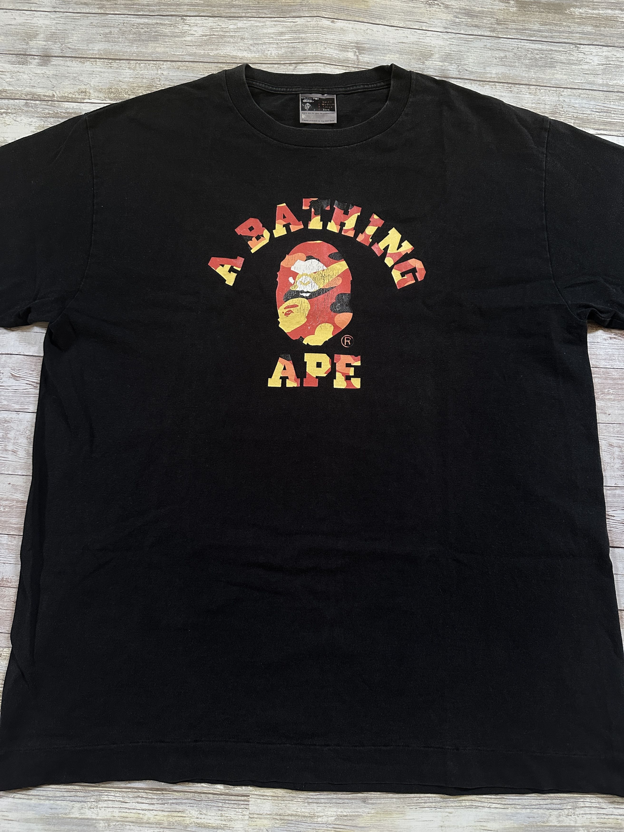 Bape 1st Camo College Tee Size US XL / EU 56 / 4 - 2 Thumbnail