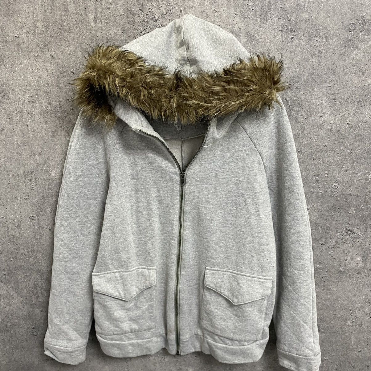 Japanese Brand Japanese Avant Garde If Six Was Nine Y2K Zip Fur Hoodie Size US S / EU 44-46 / 1 - 4 Thumbnail