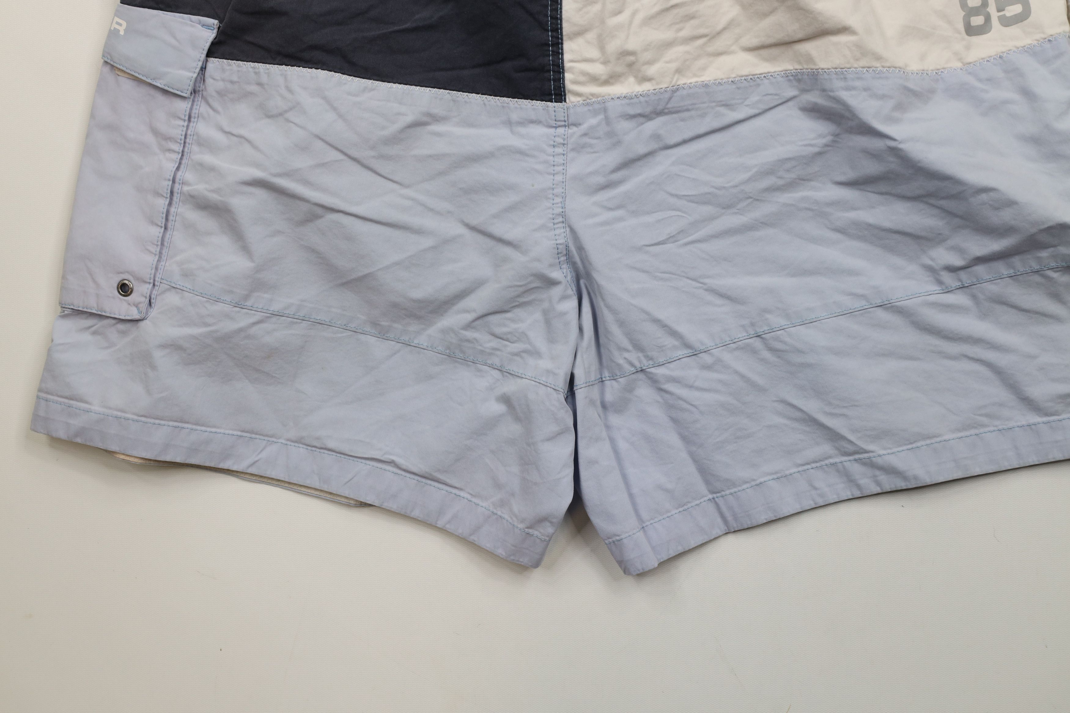Tommy Hilfiger × Vintage Vintage Tommy Hilfiger Spell Out Lined Shorts Swim Trunks Size US 38 / EU 54 - 13 Thumbnail