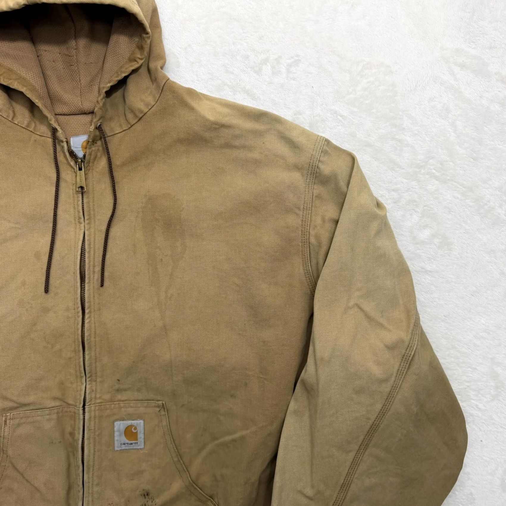 Carhartt Carhartt Jacket Mens 4XL Brown Canvas Hooded Lined Workwear Bomber Full Zip Size US S / EU 44-46 / 1 - 3 Thumbnail