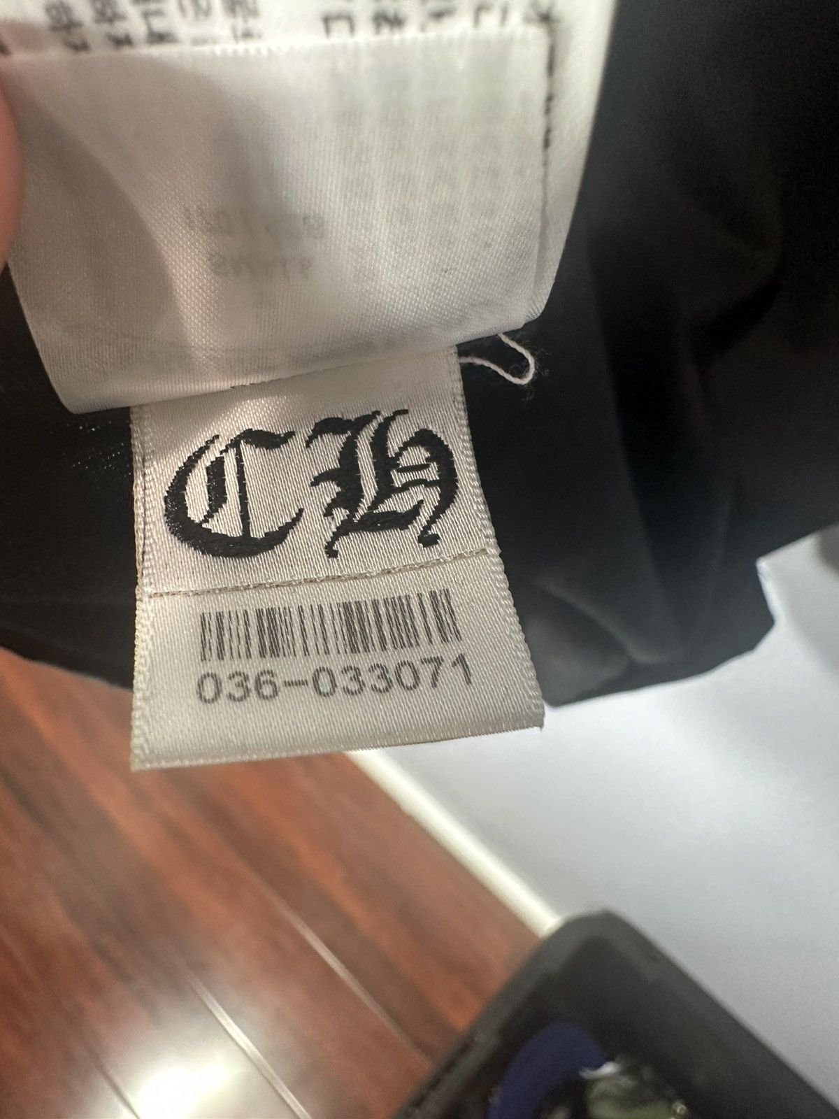Chrome Hearts Chrome hearts neck logo tshirt Size US S / EU 44-46 / 1 - 4 Thumbnail