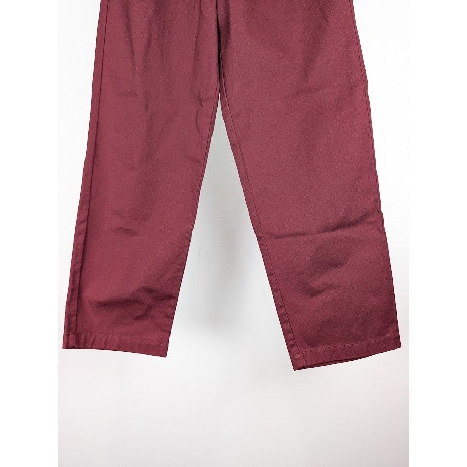 o1rshd1 Twill Double Pleat Pant in Wine