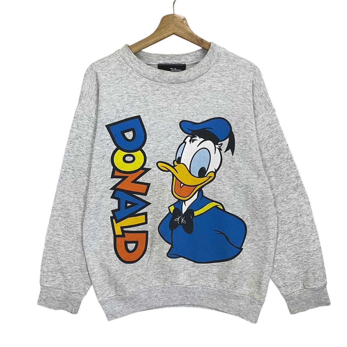 Cartoon Network Vintage 90s Donald Duck Big Mirror Logo Crewneck Sweatshirt Size US M / EU 48-50 / 2 - 1 Thumbnail