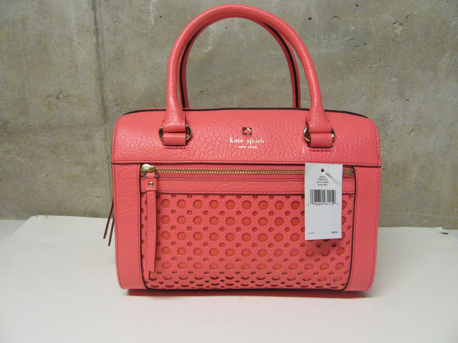 Designer Kate Spade Perri Lane Delaney Bubbles Leather Satchel Size ONE SIZE - 1 Thumbnail