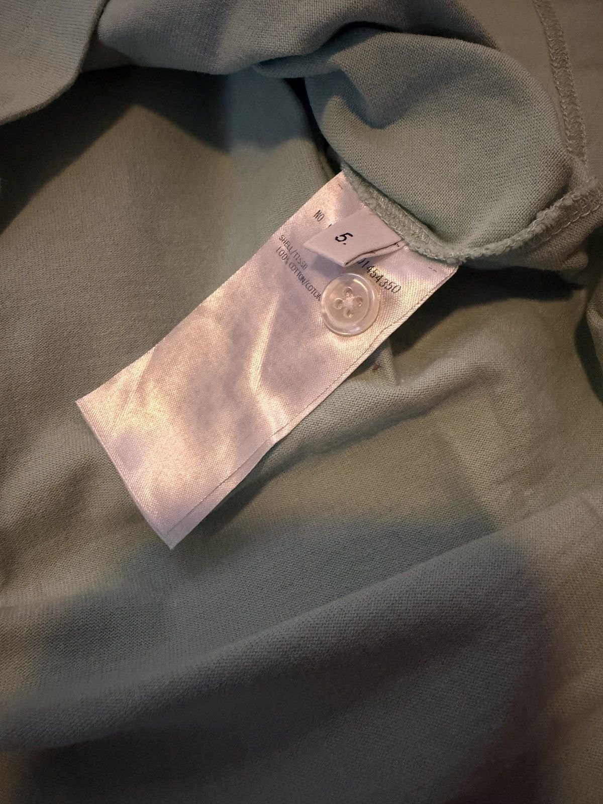 Thom Browne Thom Browne Seafoam Green Pocket Tee Sz. 5 Size US XXL / EU 58 / 5 - 6 Thumbnail