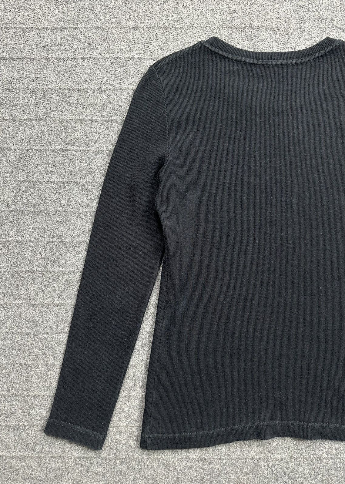 Gucci Gucci - Tom ford S/S96 Ribbed Knit Long Sleeve Shirt Size US L / EU 52-54 / 3 - 7 Thumbnail