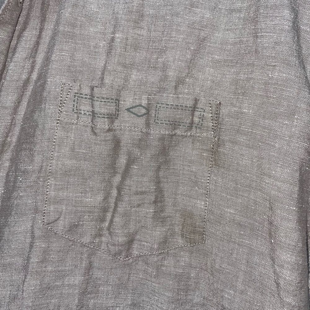 Other Cafe Luna Mocha Linen Blend Button Front Shirt Large Size US L / EU 52-54 / 3 - 5 Thumbnail