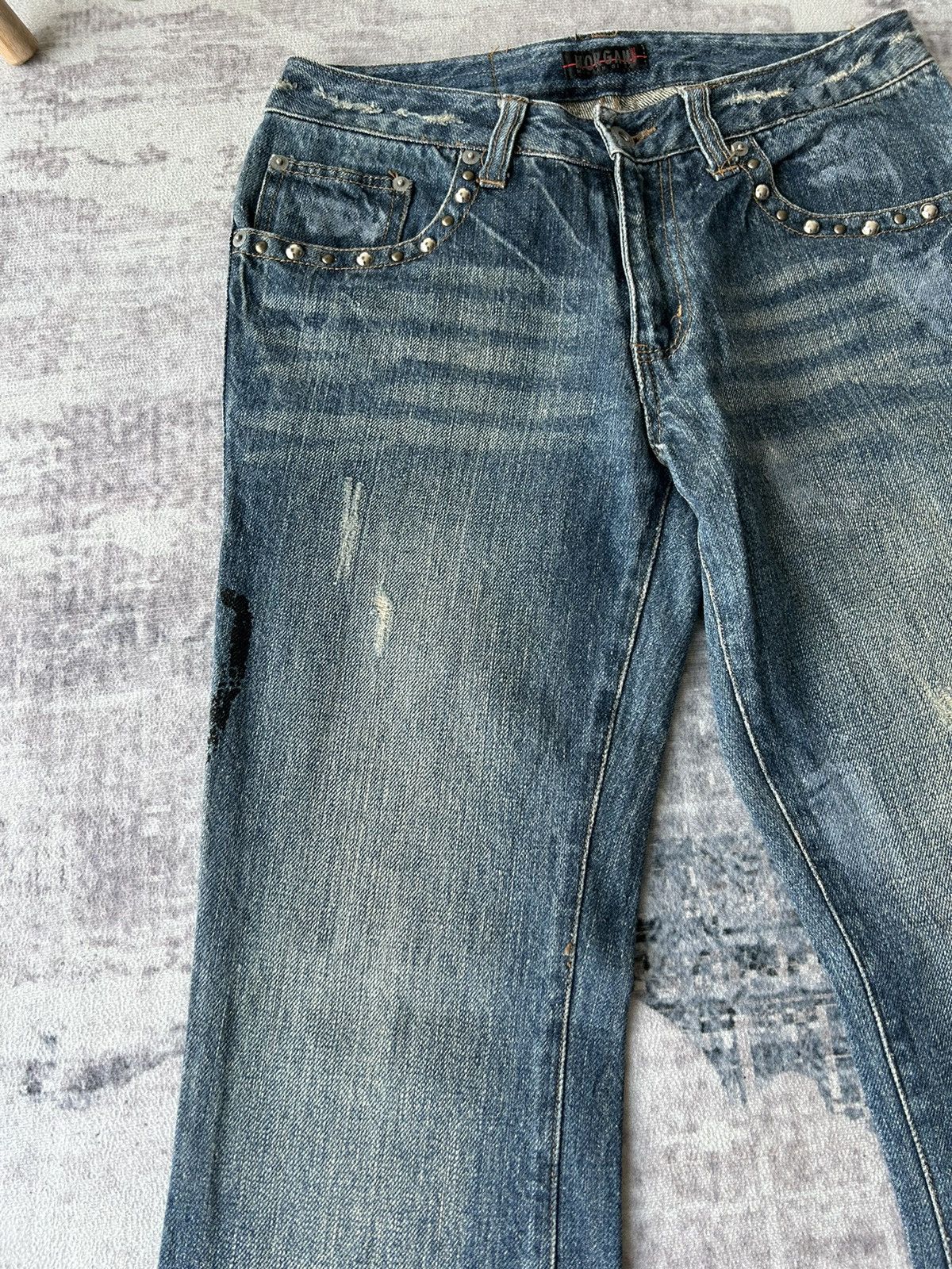 If Six Was Nine Morgan Homme Flared Jeans Size US 28 / EU 44 - 3 Thumbnail
