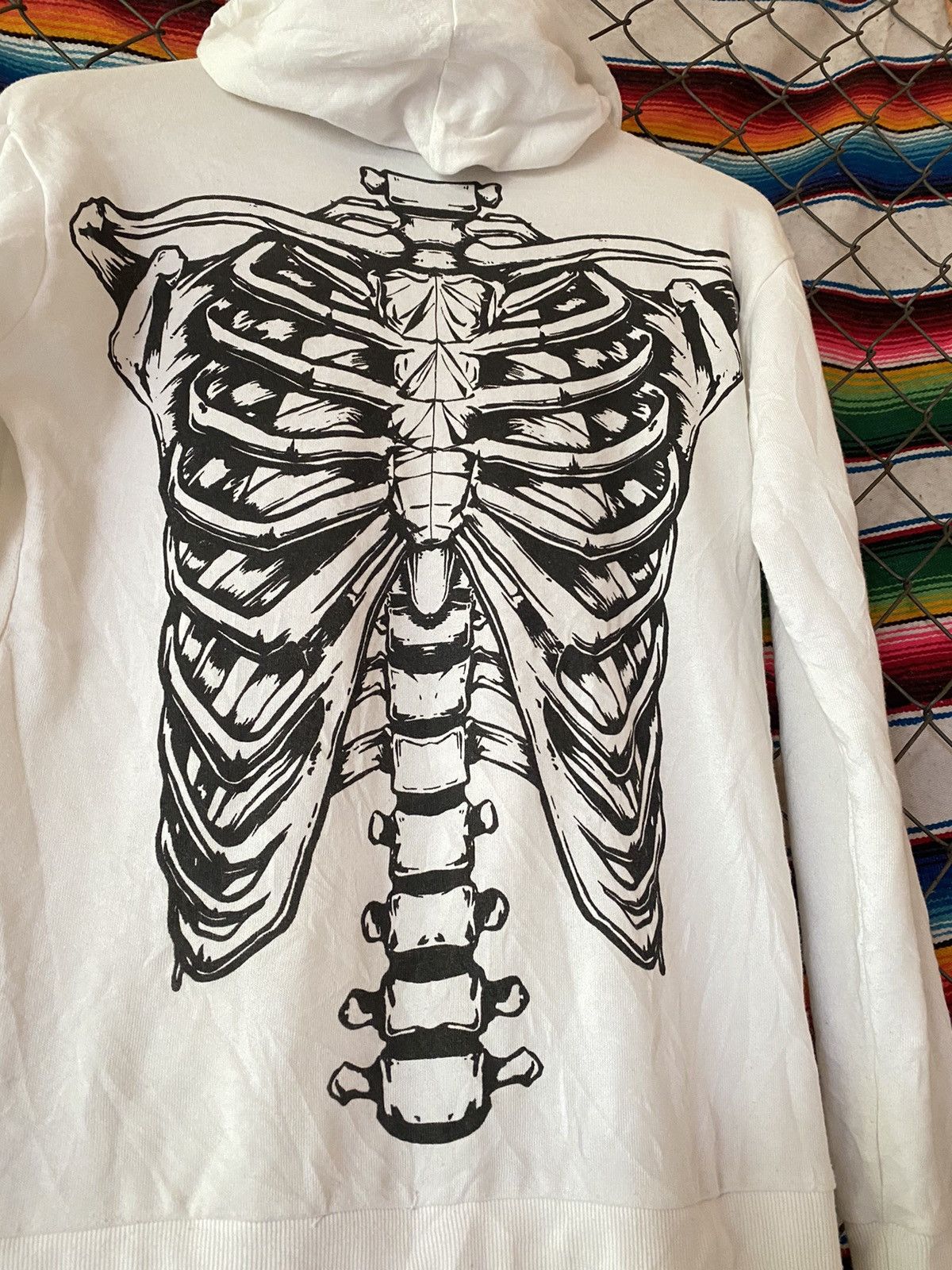 Hysteric Glamour × If Six Was Nine × Japanese Brand Y2k Glad news skelton zip hoodie Size US M / EU 48-50 / 2 - 3 Thumbnail
