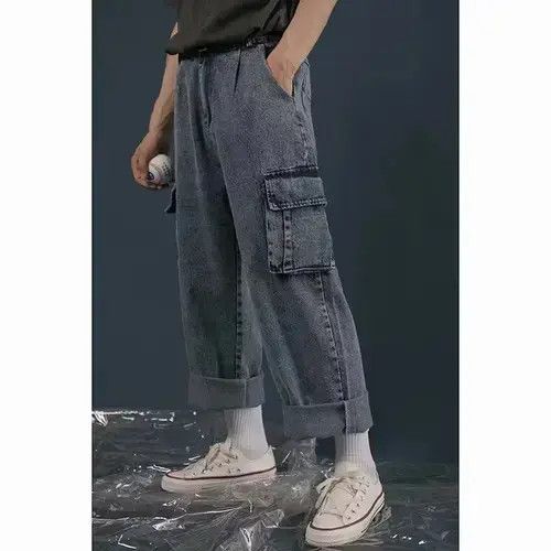 VIBE 20AW Indigo Union Japan Blue Washed Denim Pants Size US 32 / EU 48 - 2 Thumbnail