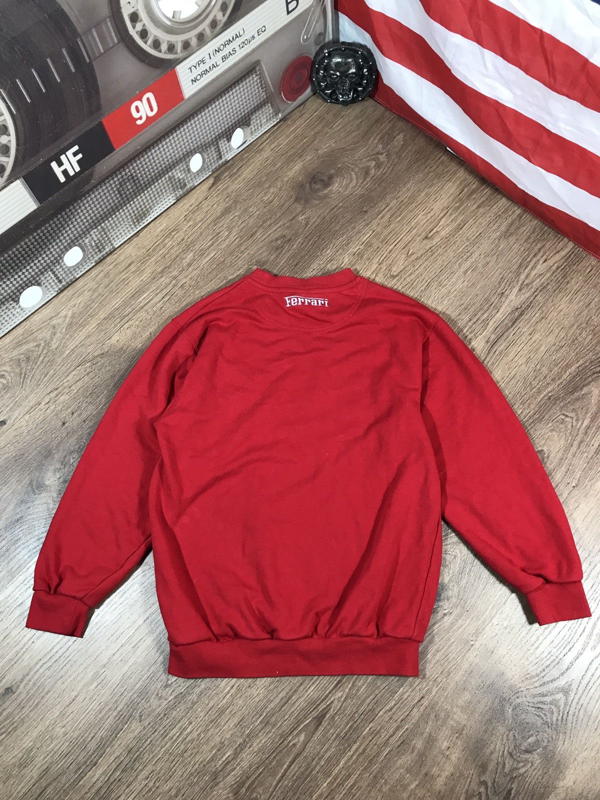 Ferrari × Vintage Vintage 2000s Ferrari Red Sweatshirt Size US M / EU 48-50 / 2 - 8 Thumbnail
