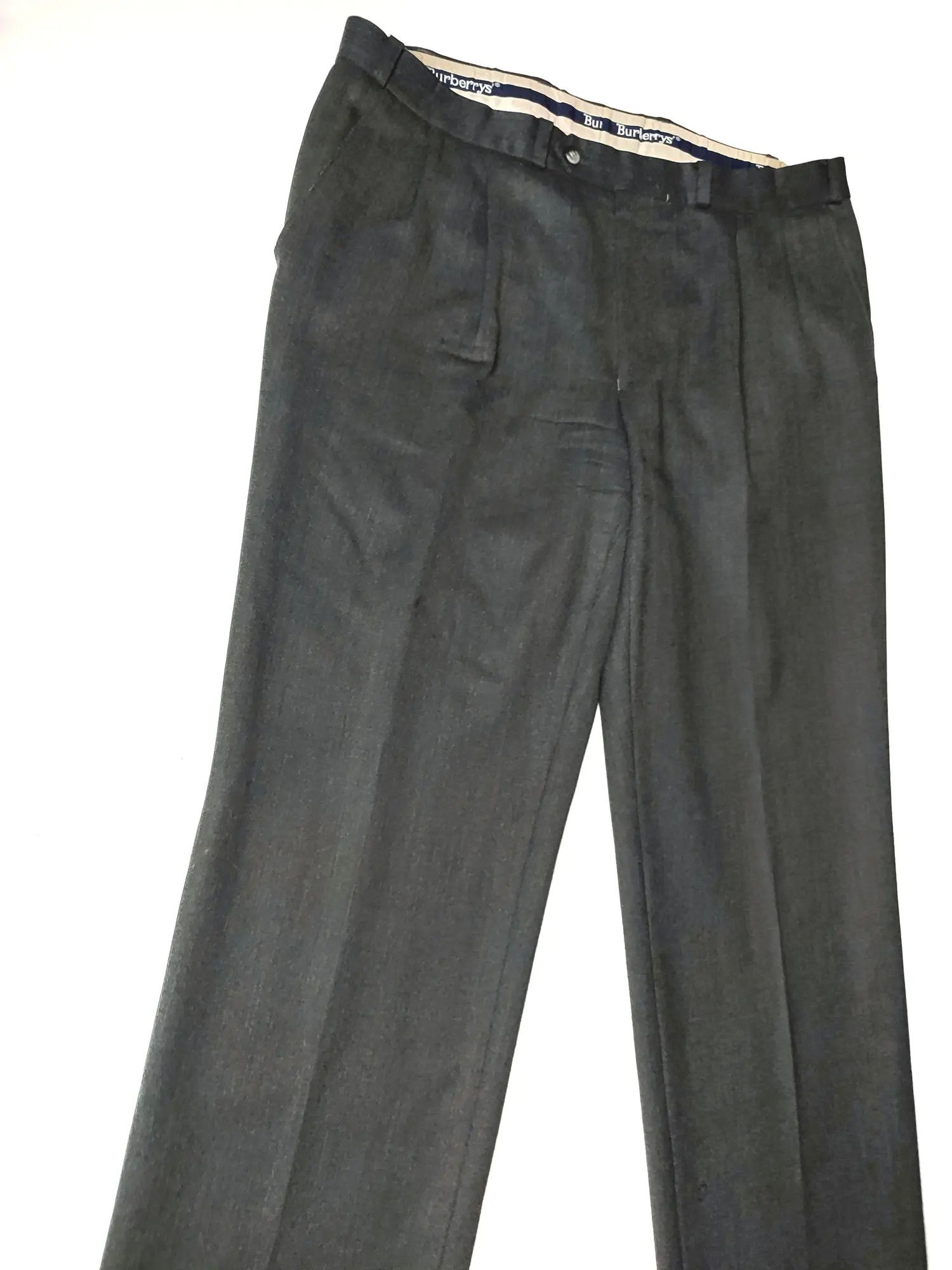 Burberry Burberry's Vintage Wool Casual Pants Size US 34 / EU 50 - 3 Thumbnail