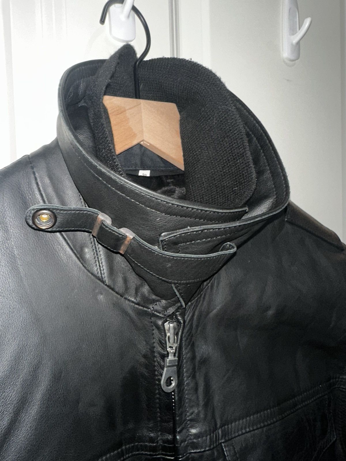 Generic Surplus 1980’s German Police leather jacket Size US L / EU 52-54 / 3 - 10 Thumbnail