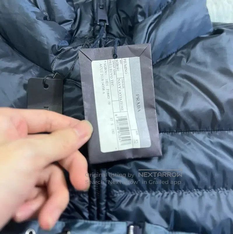 Prada Prada Black Men's Down Jacket Size L. Size US L / EU 52-54 / 3 - 3 Thumbnail