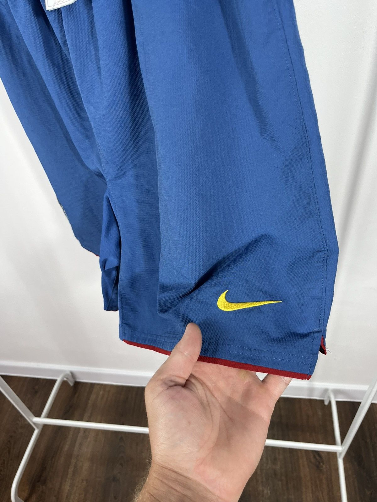 Nike Nike FC Barcelona Blue Football Shorts Size XL Size US 36 / EU 52 - 4 Thumbnail