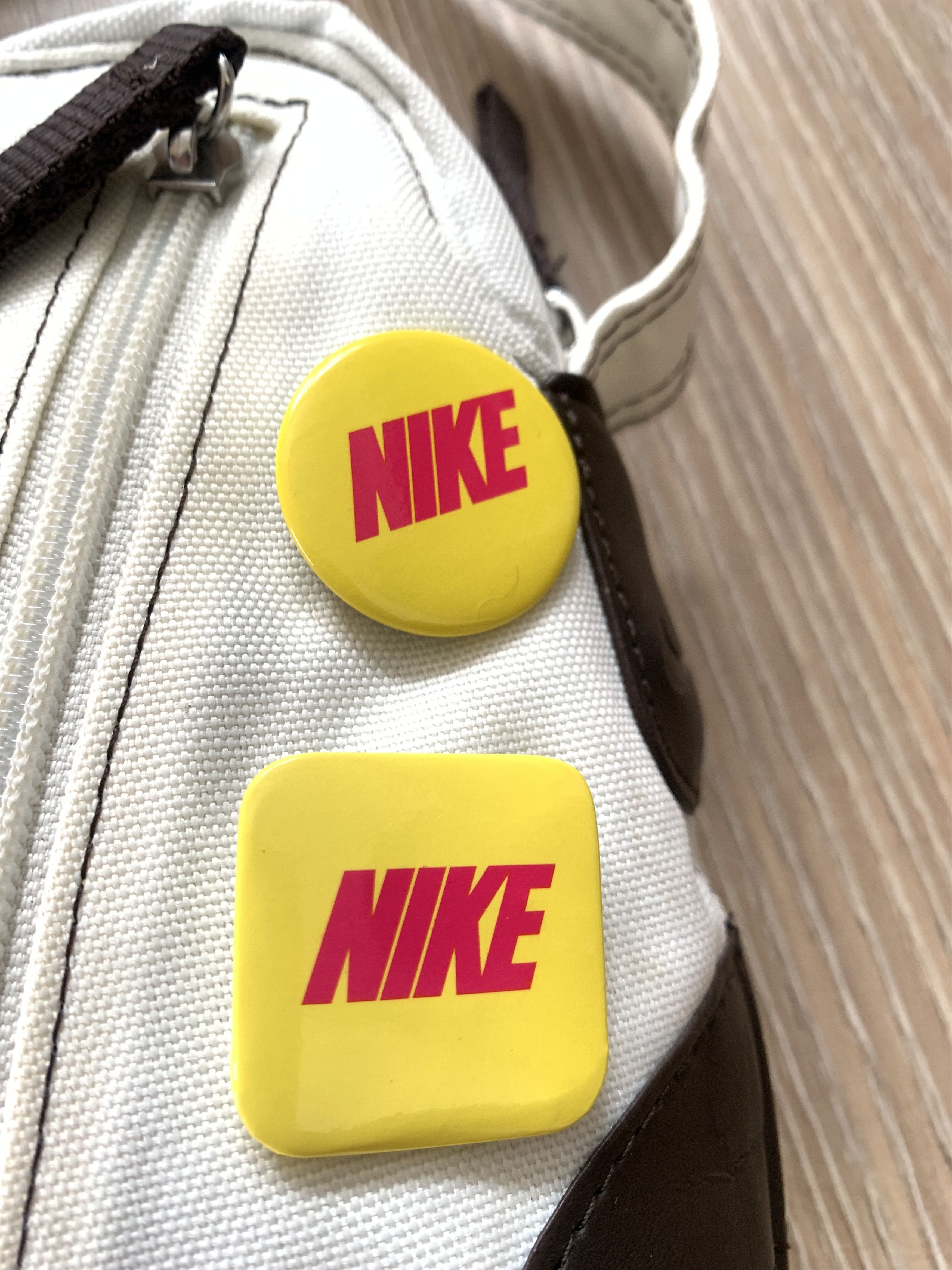 Nike Vintage Nike White Printed Messenger Bag Size ONE SIZE - 5 Thumbnail