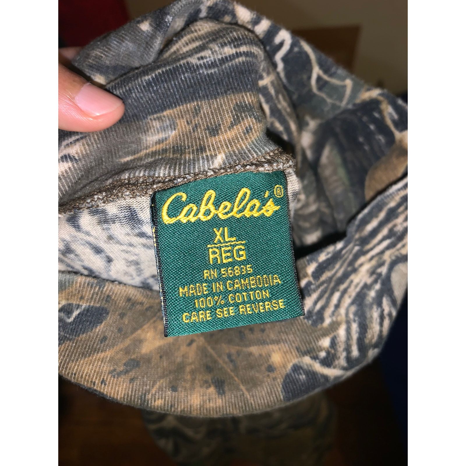 Cabelas Cabela’s Realtree Camo Turtleneck XL Hunting Shirt Outdoor Size US XL / EU 56 / 4 - 2 Thumbnail