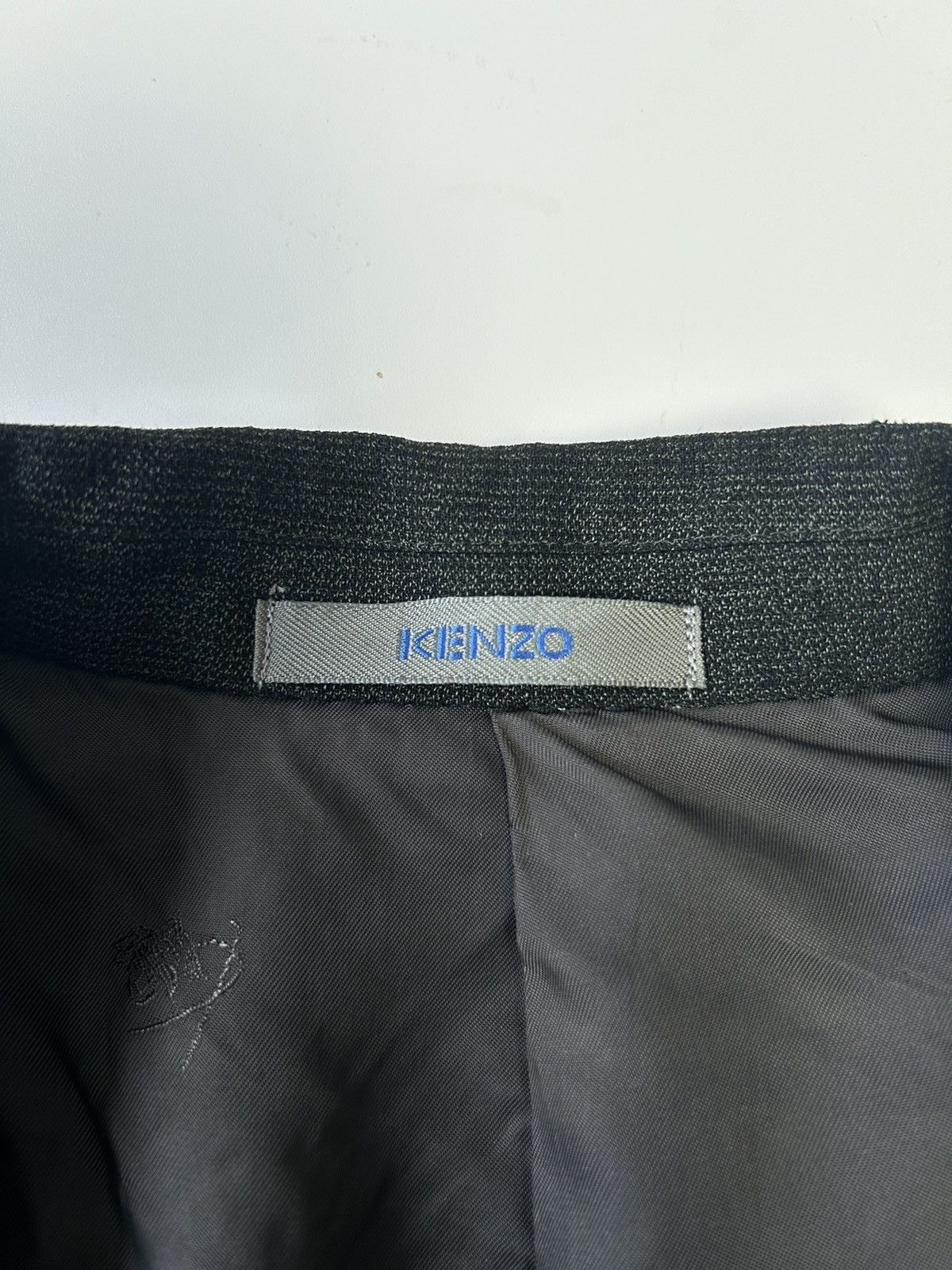 Designer × Kenzo KENZO SINGLE BREAST GREY BLAZER Size 40R - 6 Thumbnail