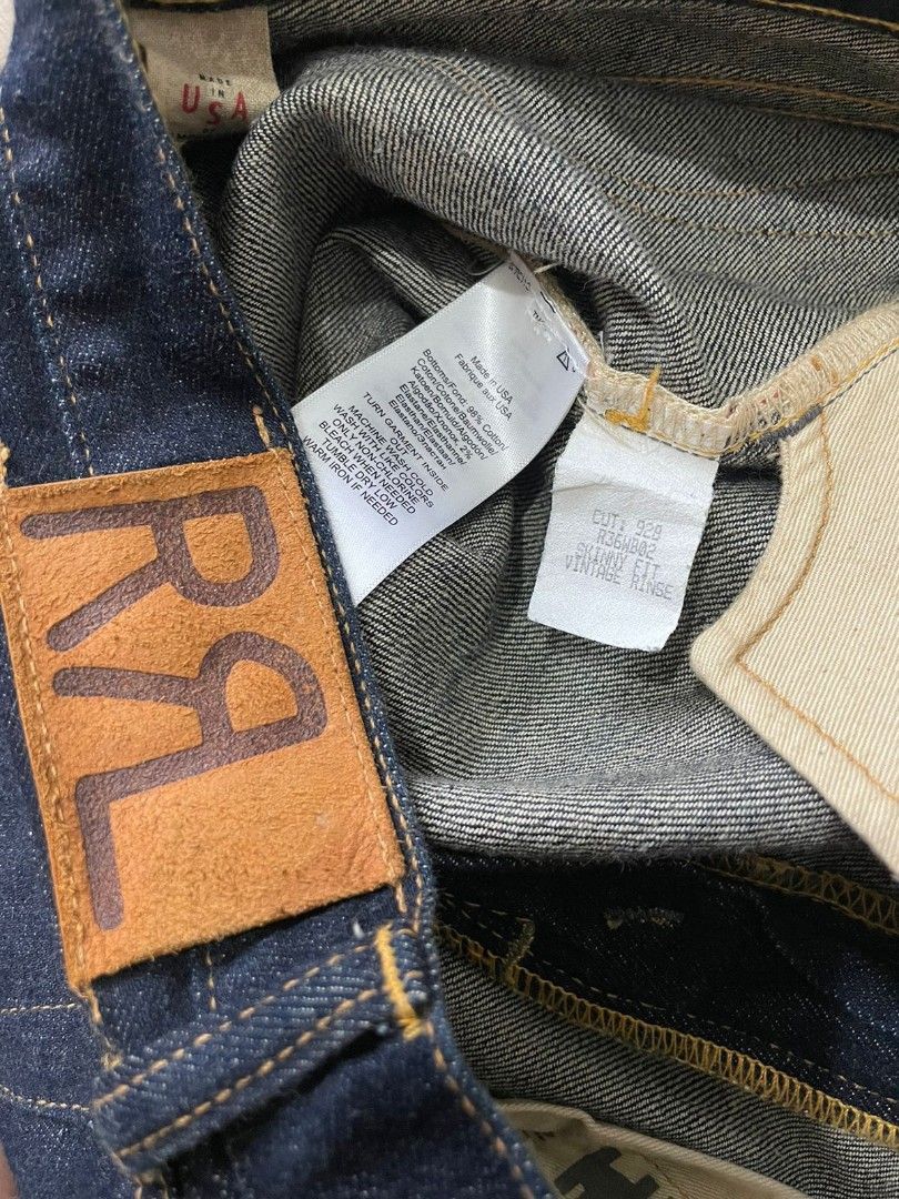 RRL Ralph Lauren Rel denim pants selvedge Size US 29 - 8 Thumbnail