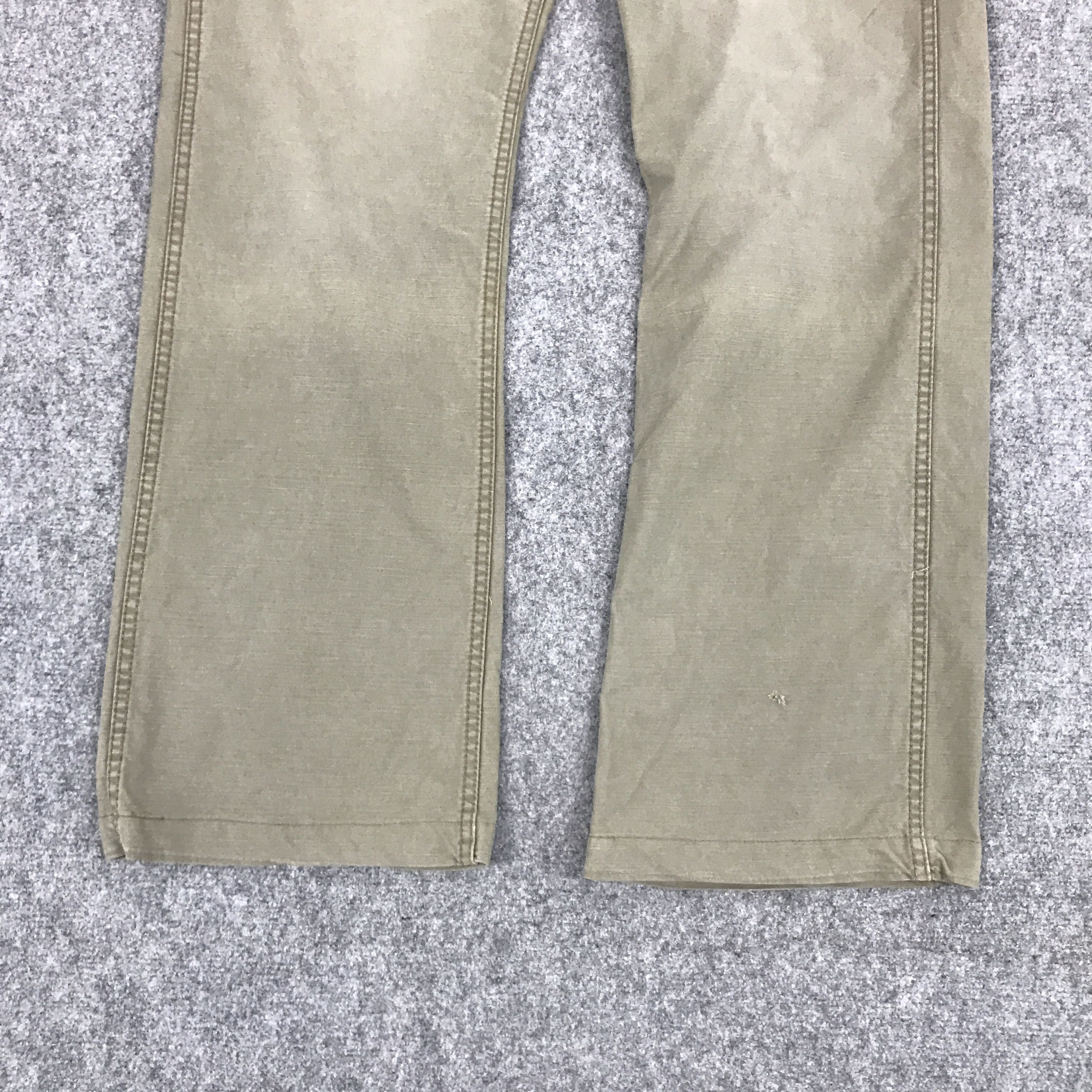 Edwin × Japanese Brand FLARE EDWIN 505 KHAKI BOOTCUT DESIGN PANTS Size US 32 / EU 48 - 4 Thumbnail