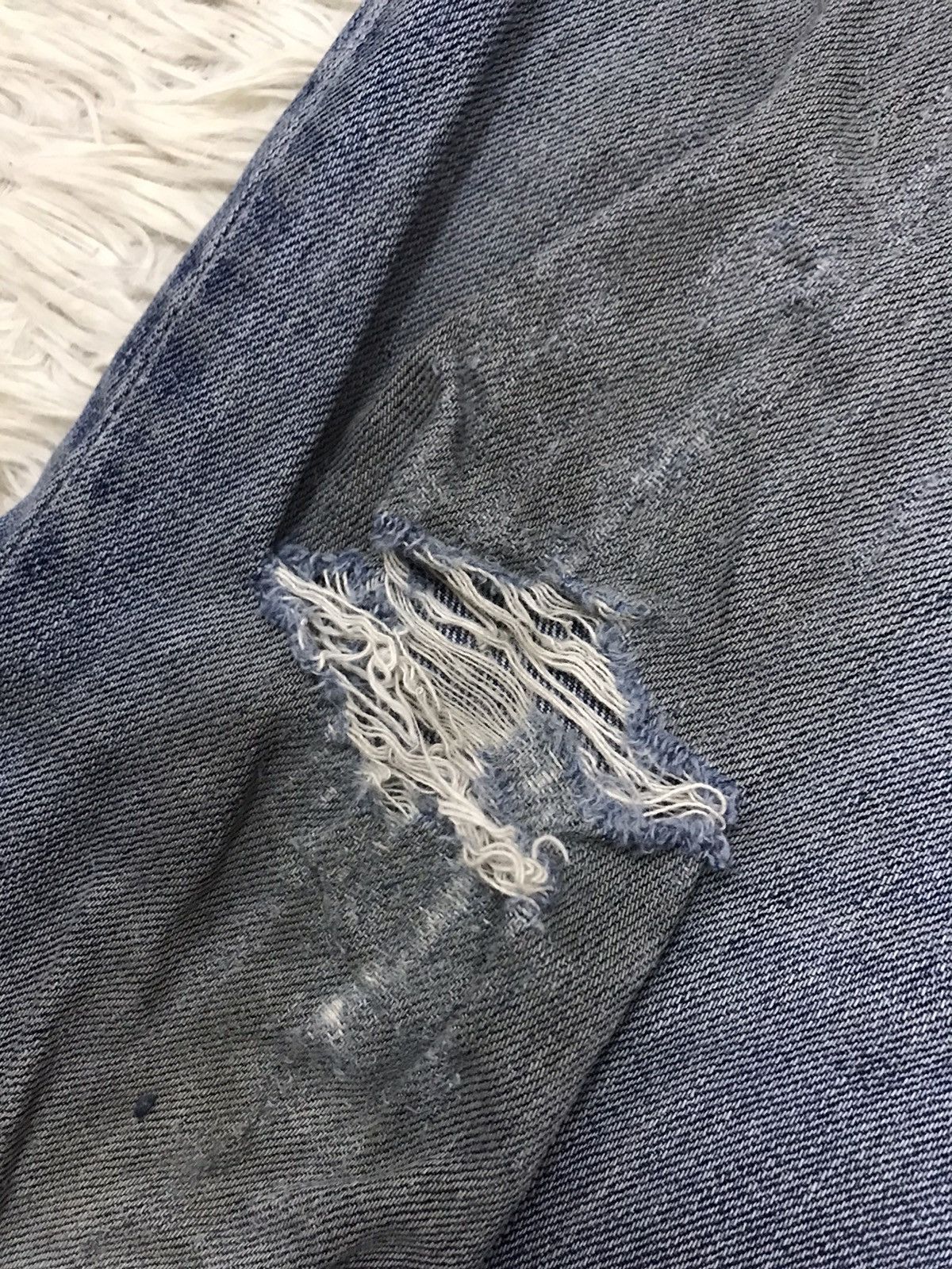 Levi's Vintage Clothing × Vintage Vintage Levis Lot 552 Straight Cut Distressed Jeans Size US 30 / EU 46 - 9 Thumbnail