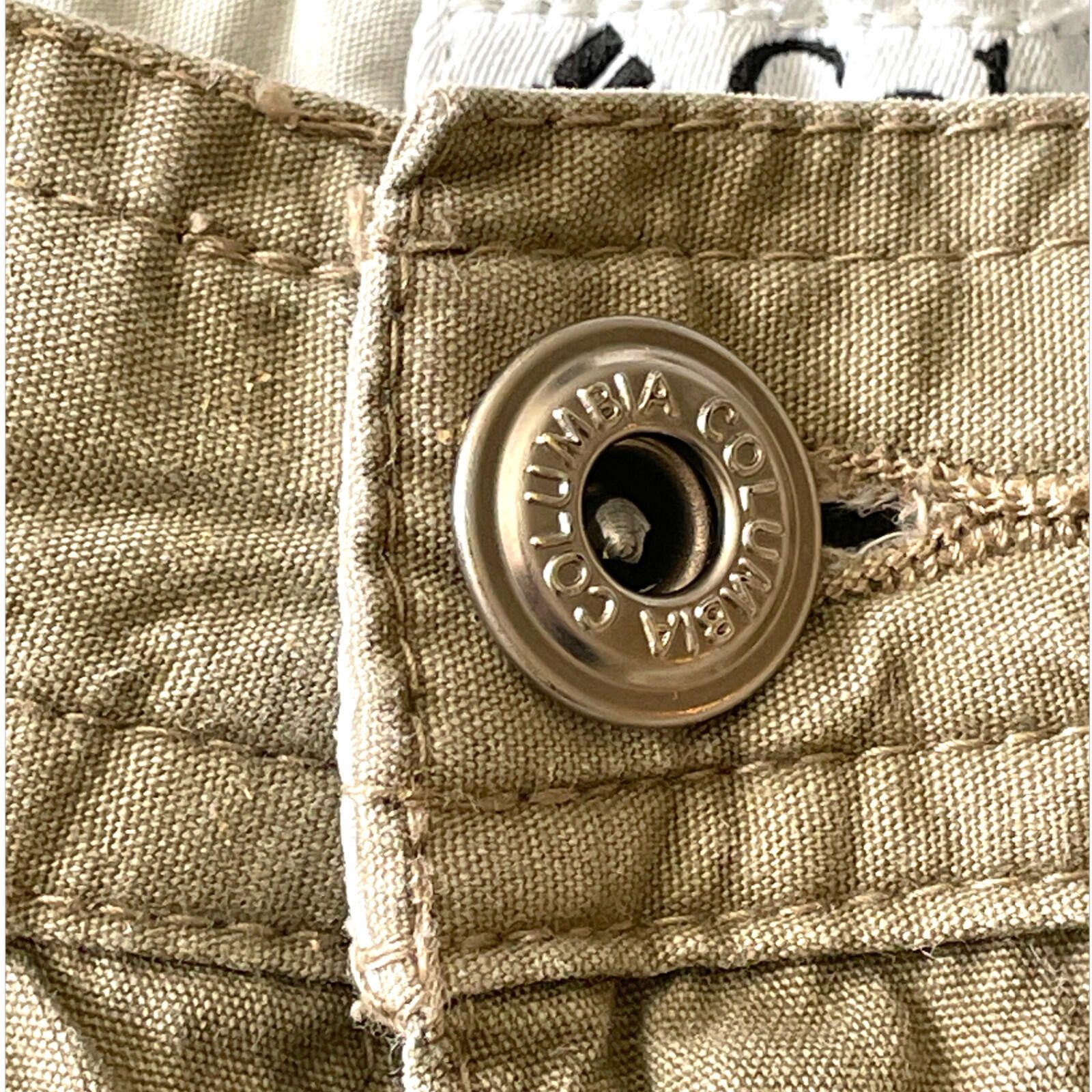 Columbia Columbia Men's Cargo Shorts Size 36 Beige Cotton 7" Inseam Size US 36 / EU 52 - 4 Thumbnail