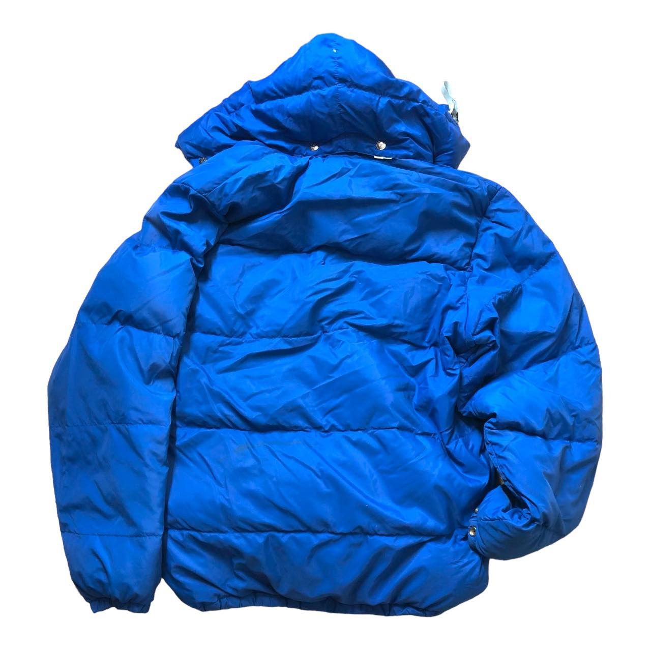 Rei 80’s Goose Down R.E.I. Blue Puffer Jacket with Hood Size US XL / EU 56 / 4 - 2 Thumbnail