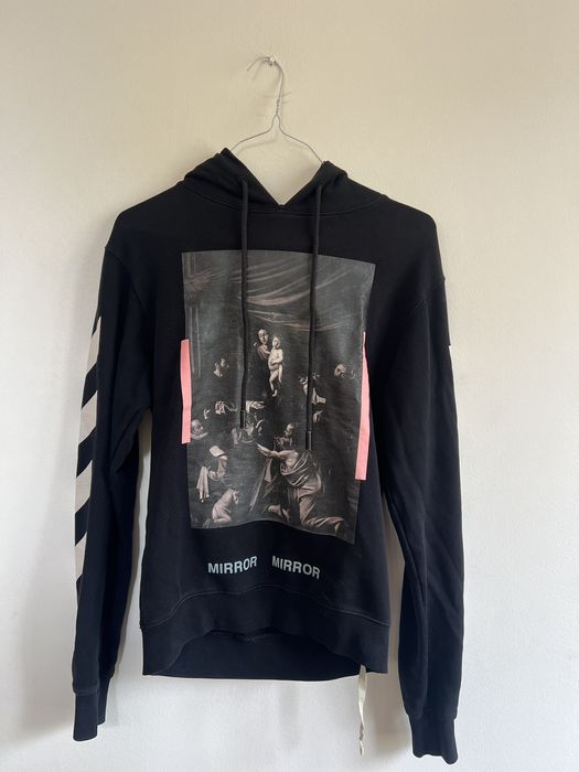 OFF-WHITE DIAG CARAVAGGIO HOODIE-