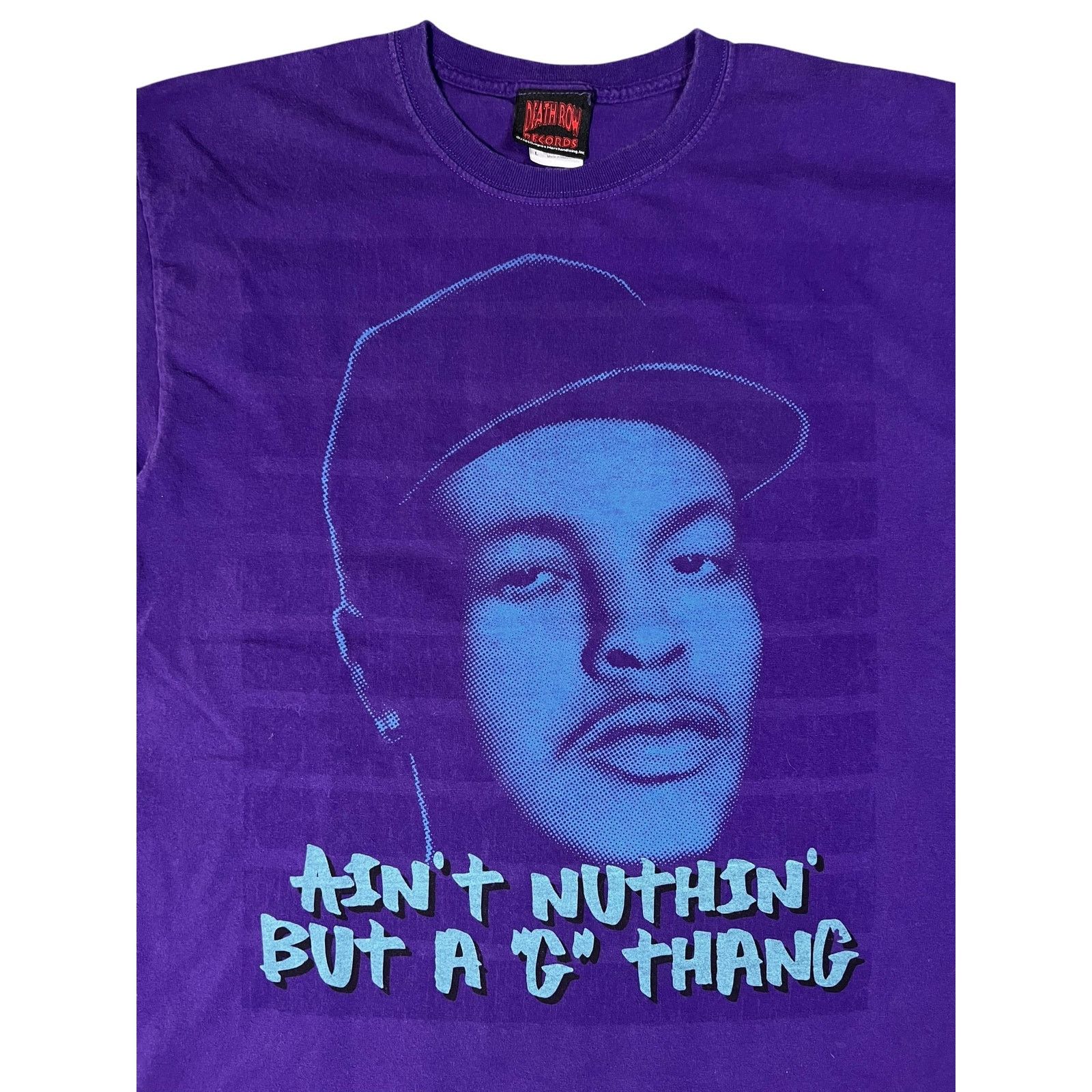 Death Row Records × Rap Tees × Vintage 2005 Dr. Dre Ain’t Nuthin’ But A G Thang Death Row rap tee Size US L / EU 52-54 / 3 - 2 Thumbnail