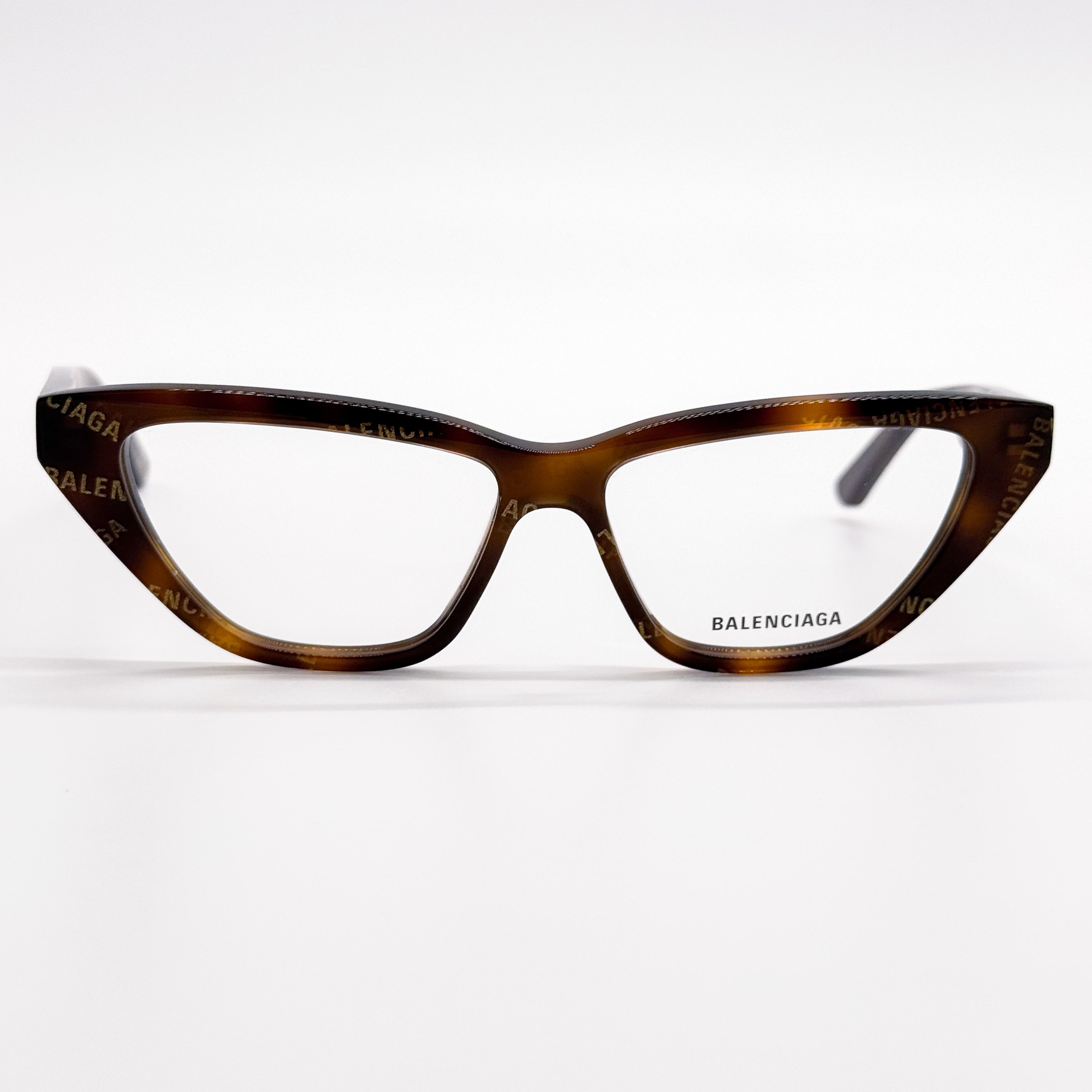 Balenciaga NEW BALENCIAGA EYEGLASSES BB0128O 002 CAT EYE HAVANA WOMEN E Size ONE SIZE - 3 Thumbnail