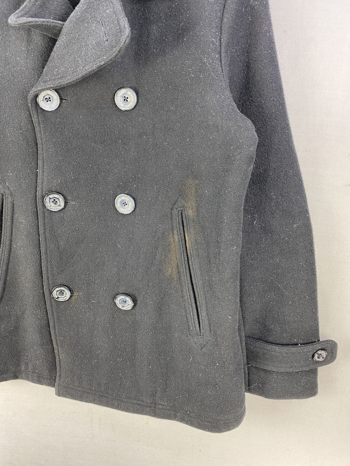 Beams Plus Beams Heart Double Breasted Pea Coat Size US M / EU 48-50 / 2 - 3 Thumbnail