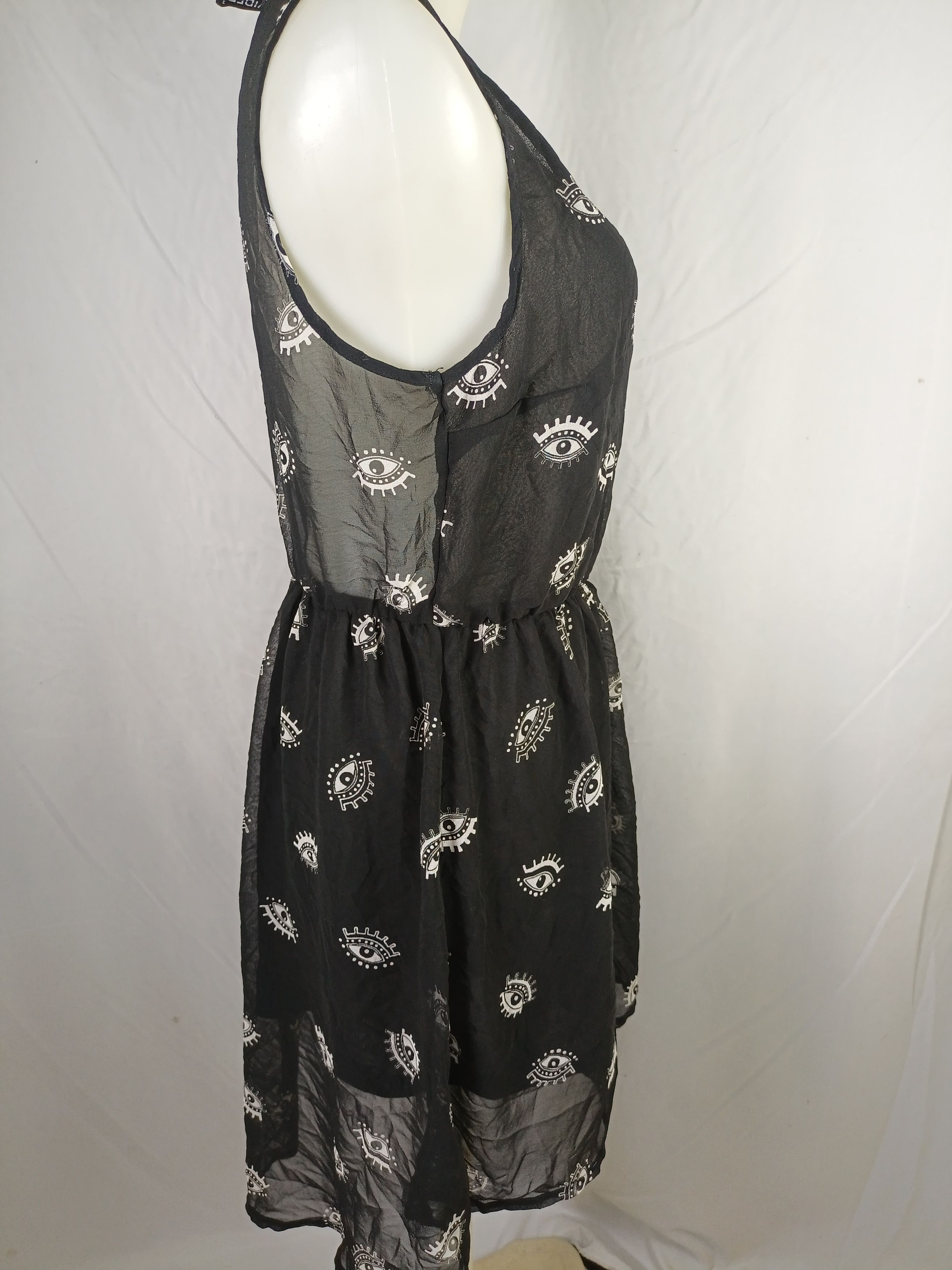 Divided × H&M × Japanese Brand H&M Divided Black All Seeing Eye Dress Sleeve less Size M / US 6-8 / IT 42-44 - 3 Thumbnail