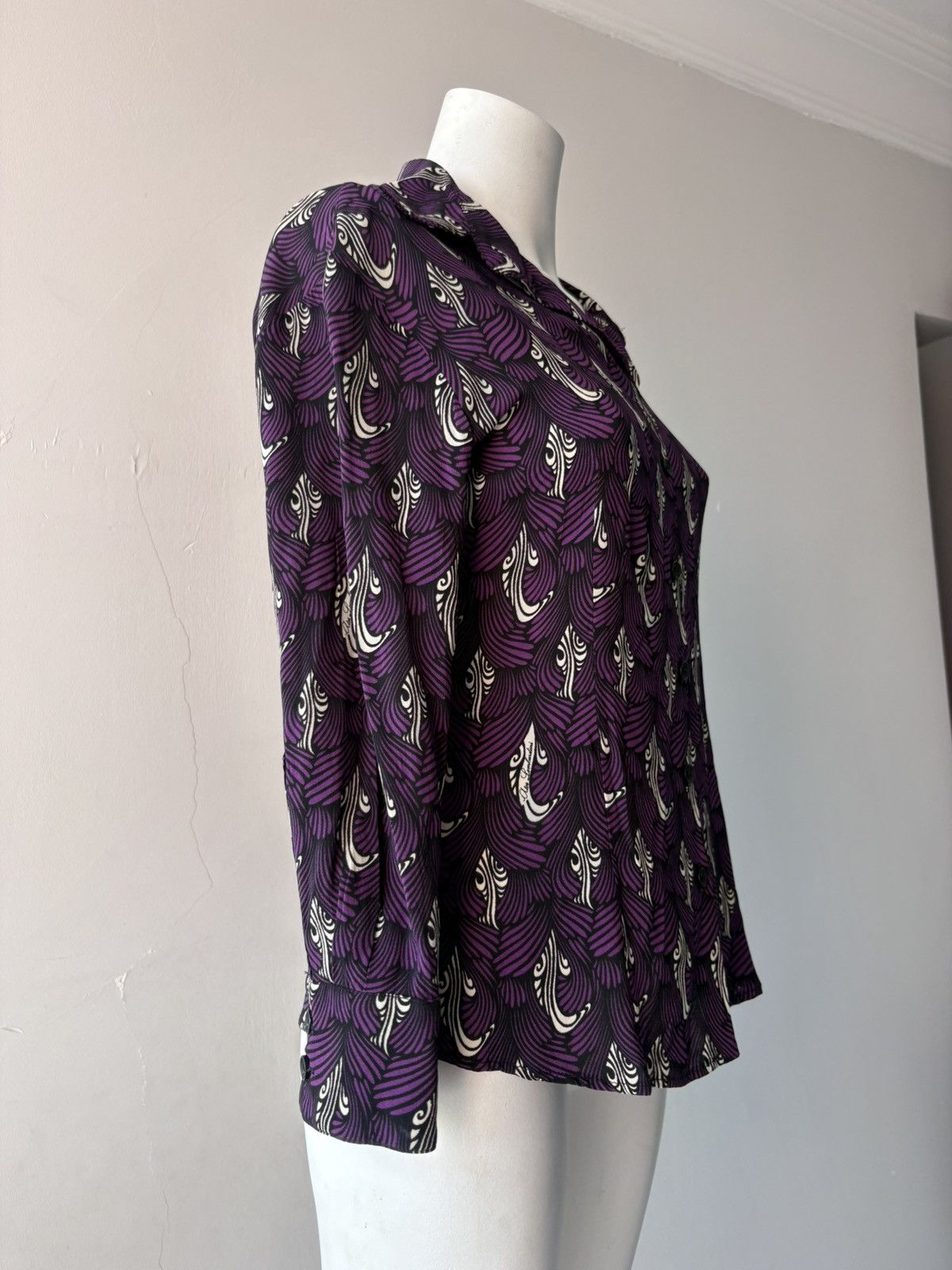 Vintage Vakko shirt Size L / US 10 / IT 46 - 8 Thumbnail