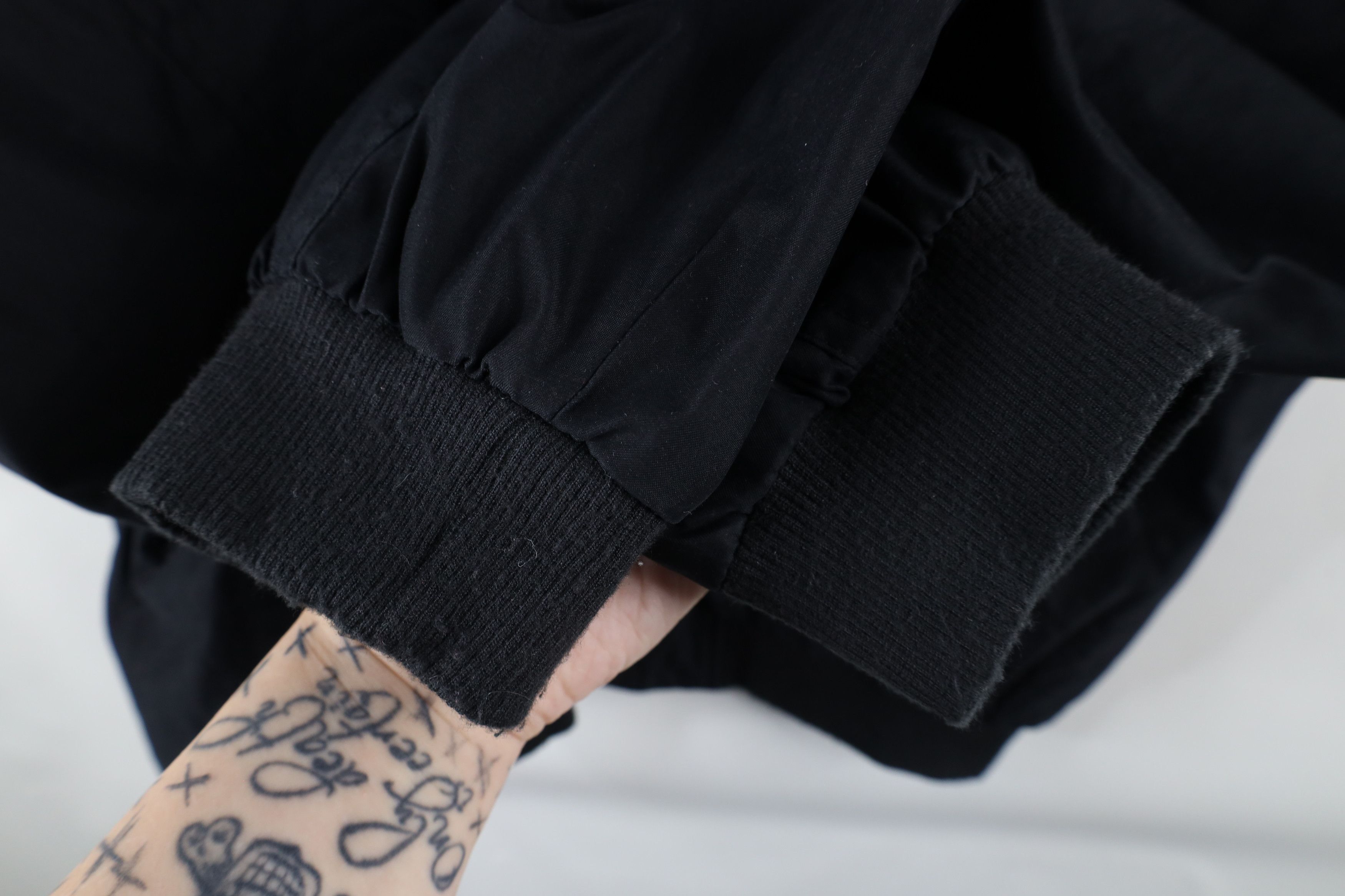 Vintage Vintage 90s Streetwear Full Zip Bomber Jacket Black Size US L / EU 52-54 / 3 - 5 Thumbnail