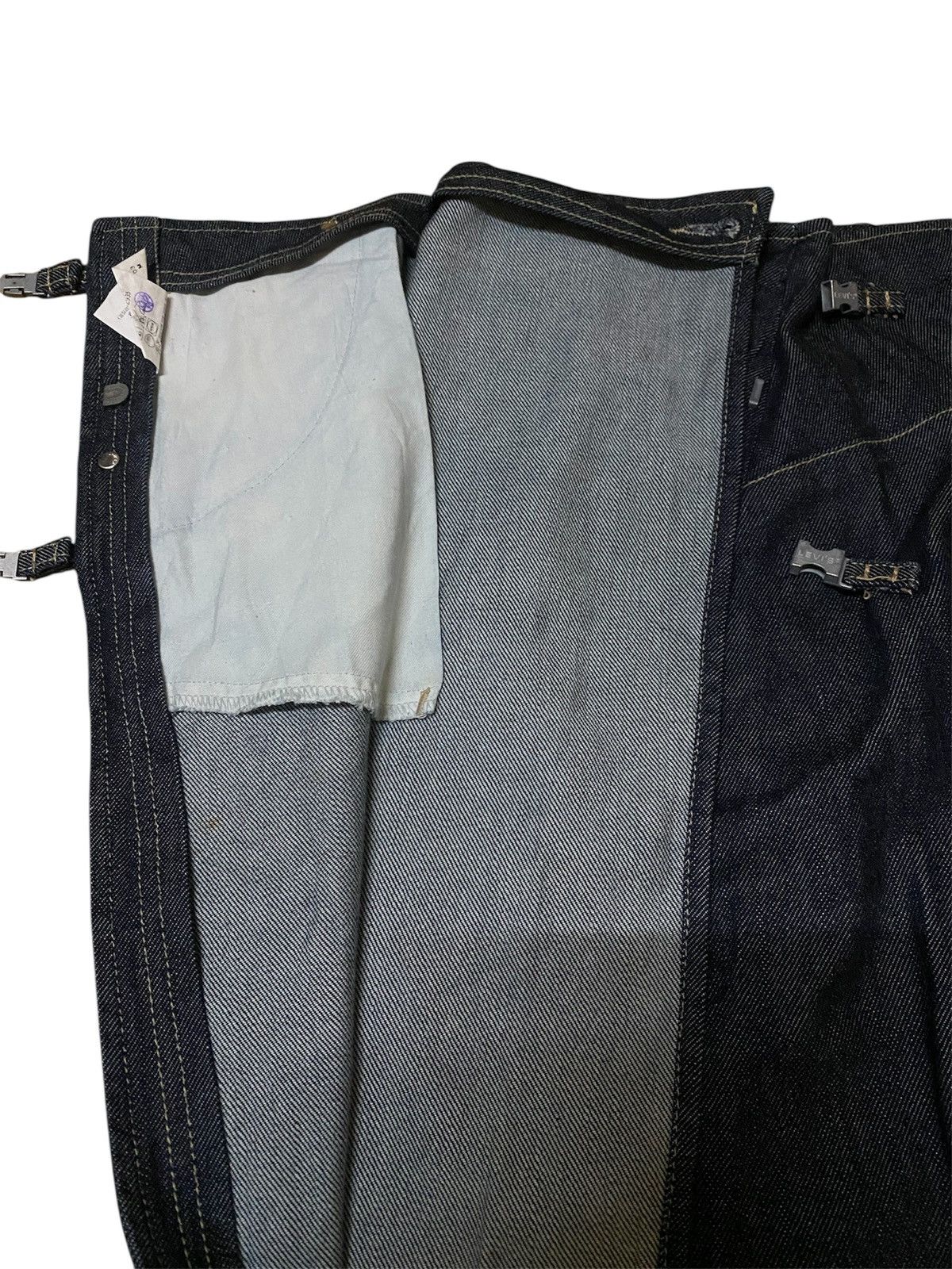 Levi's Levi’s Engineered Blue Denim Midi Skirt Size 32" / US 10 / IT 46 - 5 Thumbnail