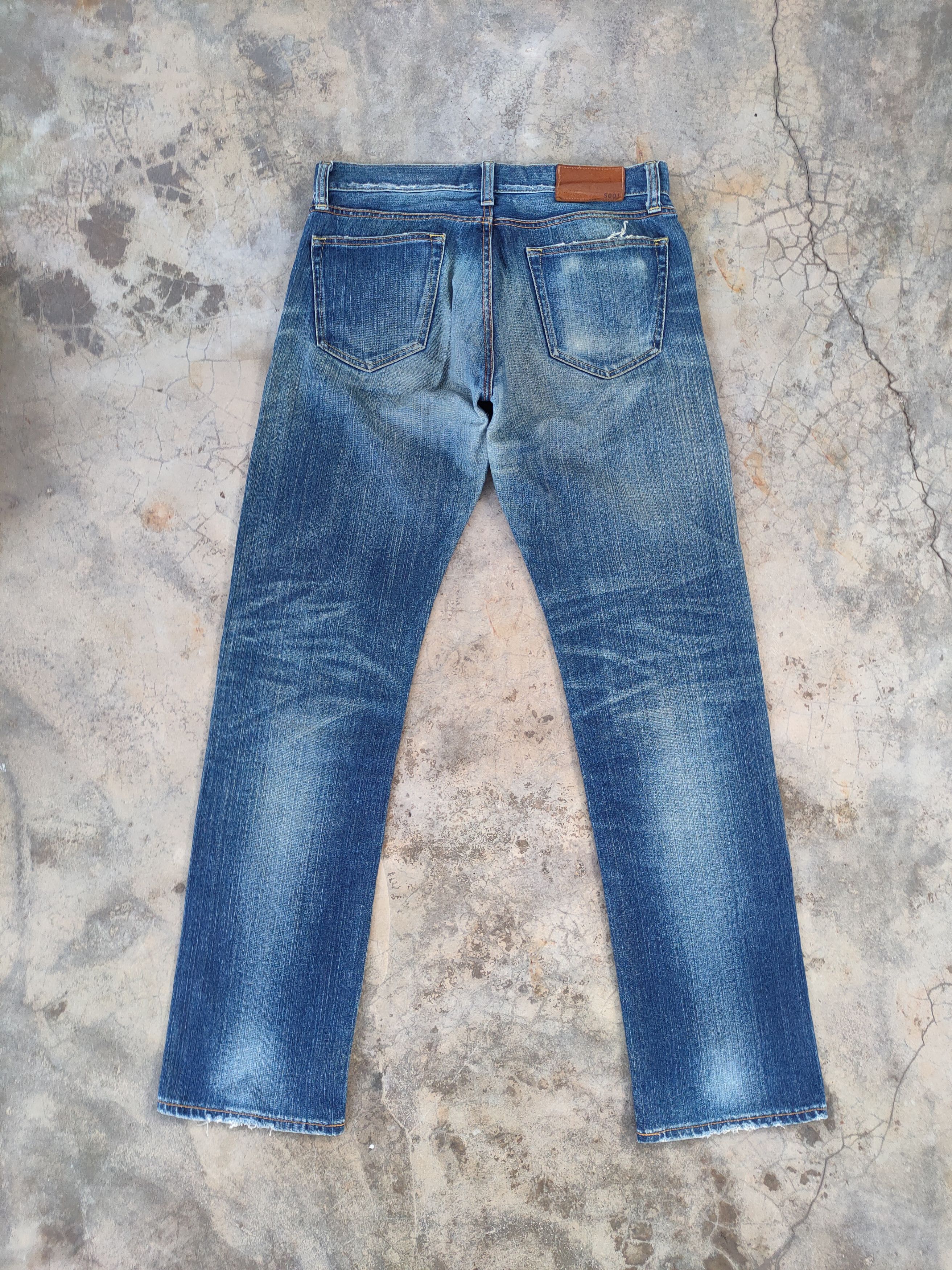 Japanese Brand W33 VINTAGE JAPANESE S001 FADED JEANS DENIM PANTS Size US 33 - 8 Thumbnail