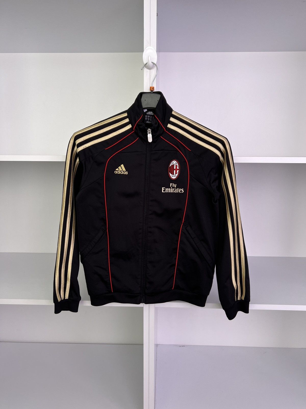 Adidas × Vintage Vintage AC MILAN 2010 TRACK TOP KIDS JACKET ADIDAS FOOTBALL Size US XXS / EU 40 - 1 Thumbnail