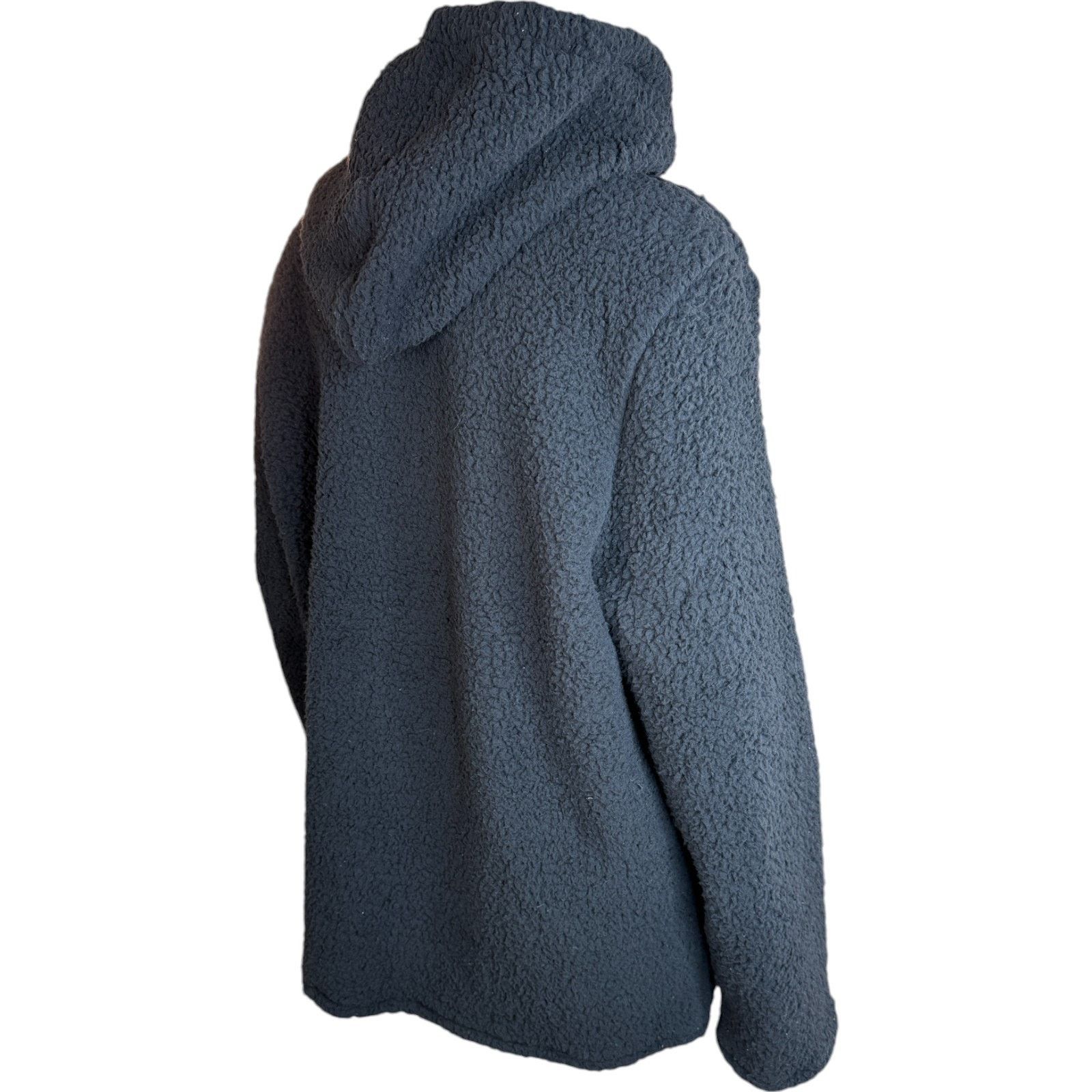 Other Cuddl Duds Men's Cloud Fleece Quarter Zip Hoodie Black Large Size US L / EU 52-54 / 3 - 8 Thumbnail