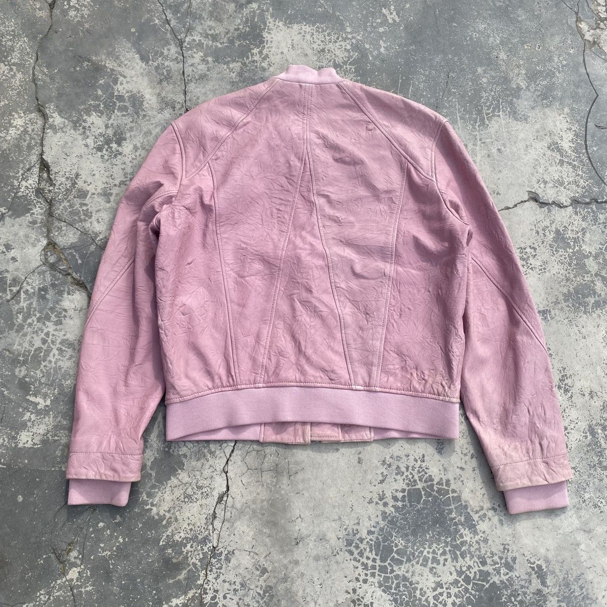 Helmut Lang HELMUT LANG Faded Pink Leather Jacket Size S / US 4 / IT 40 - 3 Thumbnail