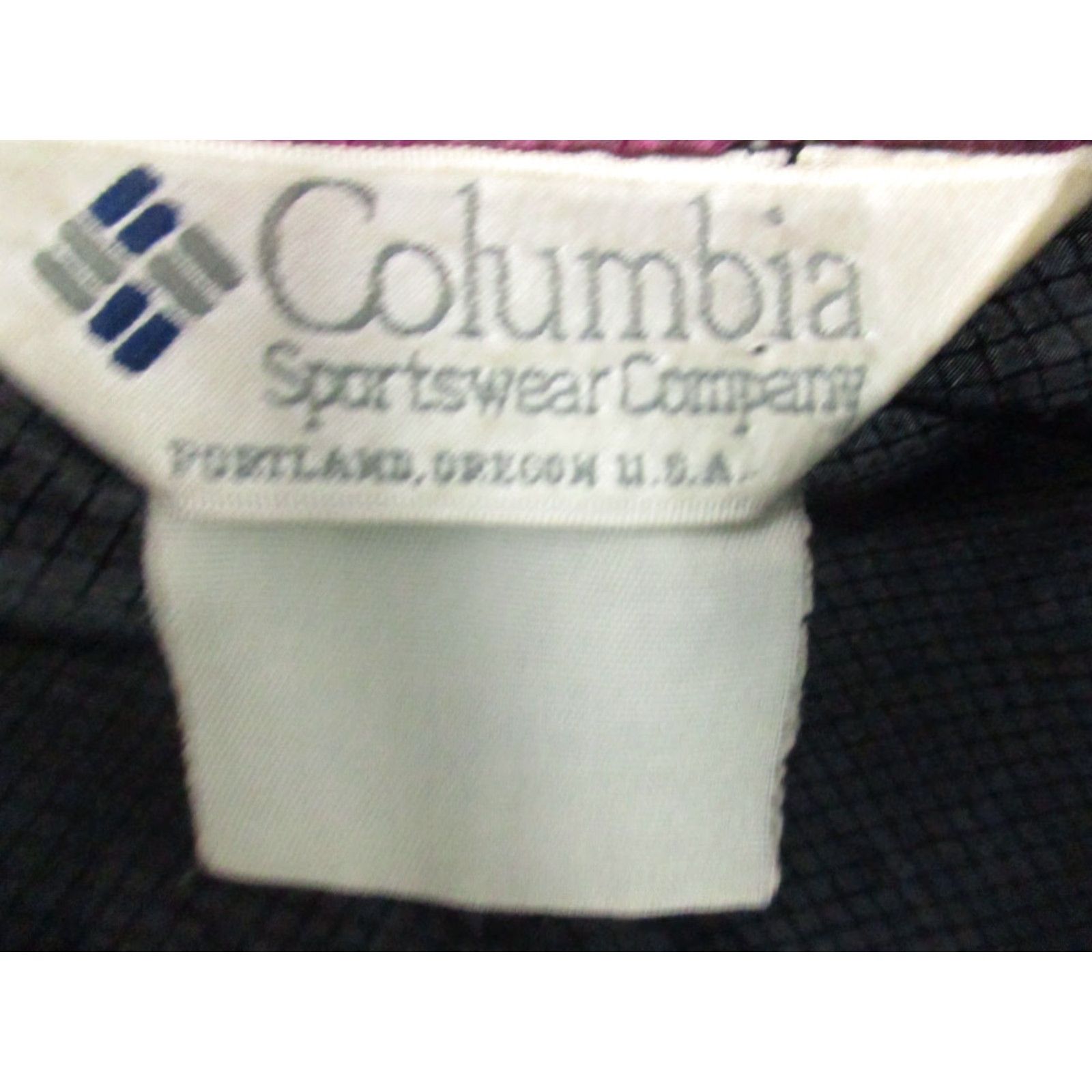 Vintage Vintage Columbia Windbreaker Jacket Mens Large Blue Black 80s Retro Full Zip Size US L / EU 52-54 / 3 - 6 Thumbnail