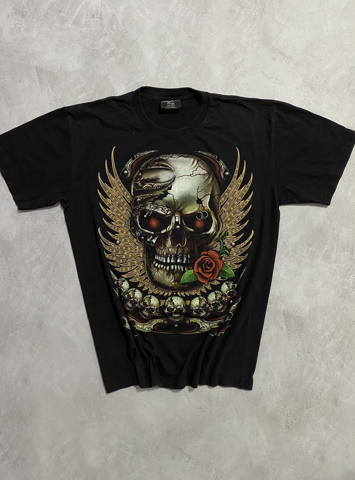 Band Tees × Vintage Vintage Rock 3D T-Shirt Band Tee Oversized METALIC Size US L / EU 52-54 / 3 - 1 Thumbnail